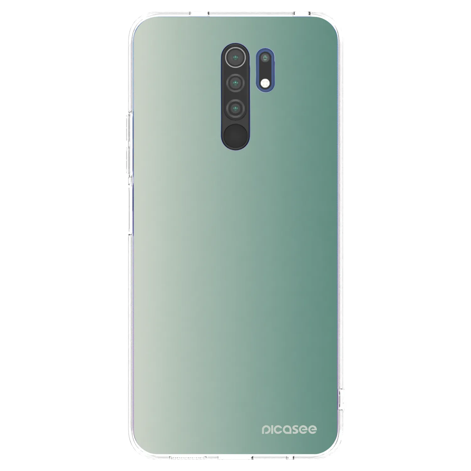 Picasee silikonski prozorni ovitek za Xiaomi Redmi 9 - Misty Sage
