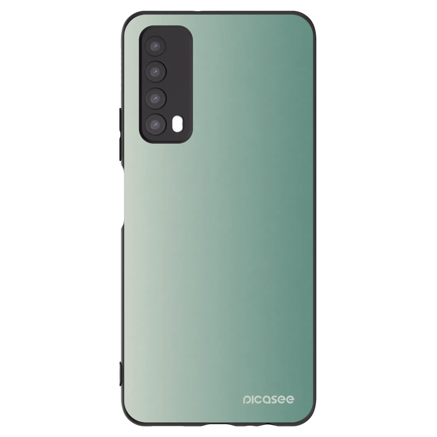 Picasee silikonski črni ovitek za Huawei P Smart 2021 - Misty Sage