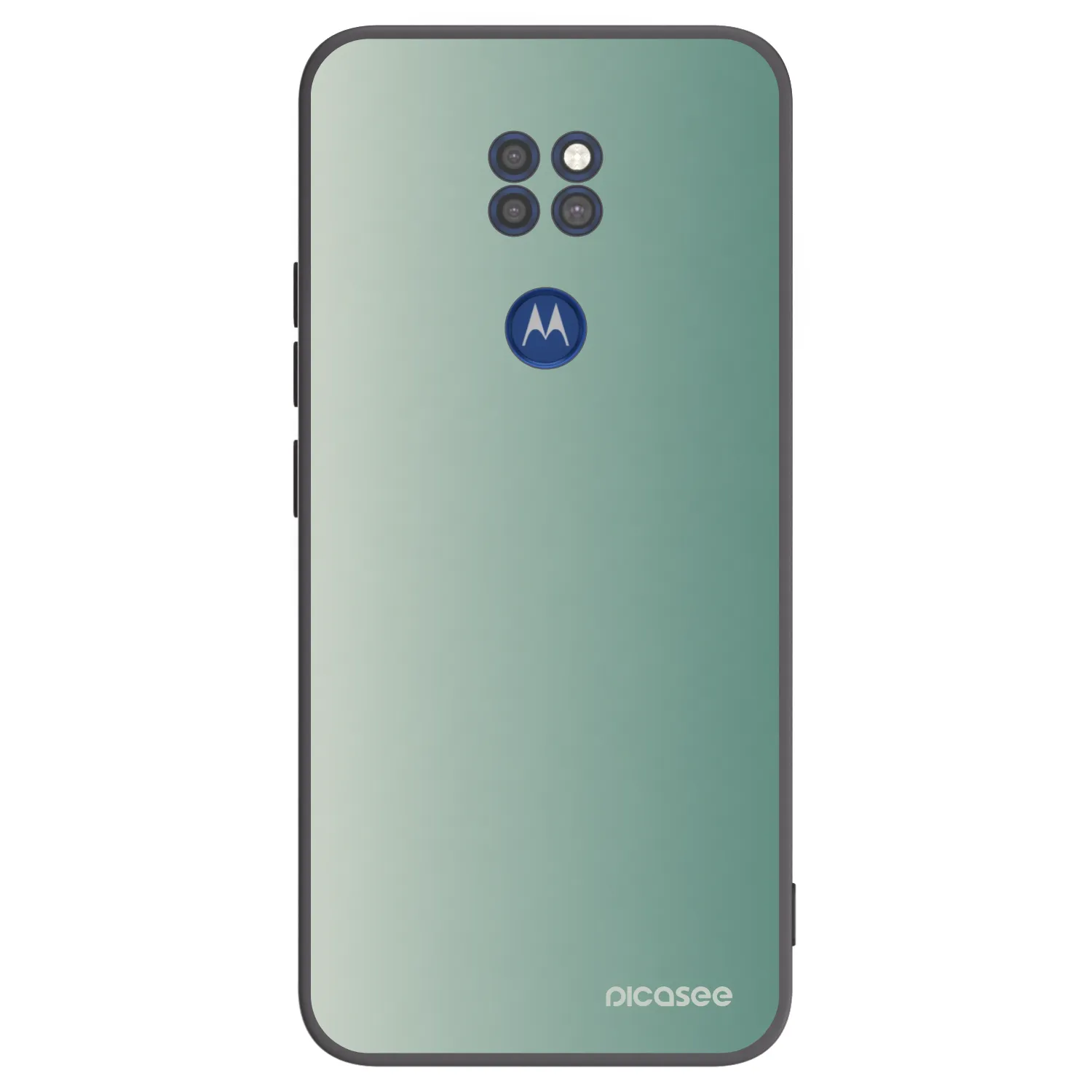 Picasee silikonski črni ovitek za Motorola Moto G9 Play - Misty Sage