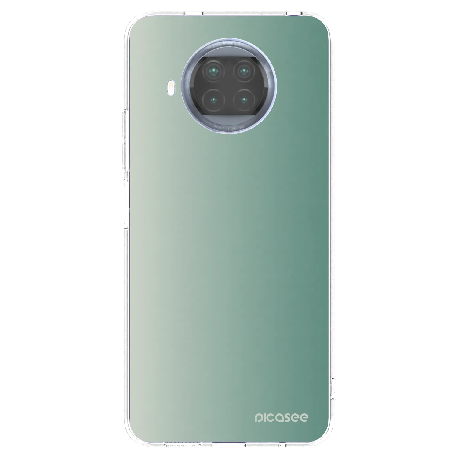 Picasee silikonski prozorni ovitek za Xiaomi Mi 10T Lite - Misty Sage