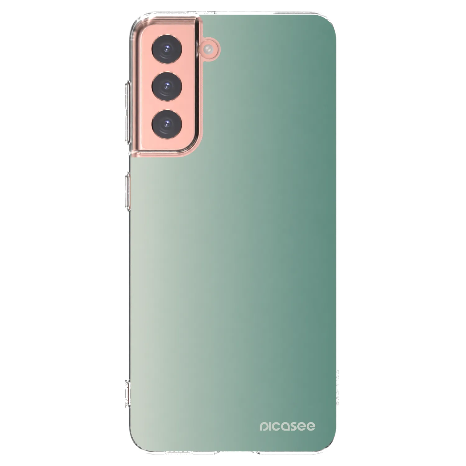 Picasee silikonski prozorni ovitek za Samsung Galaxy S21 5G G991B - Misty Sage