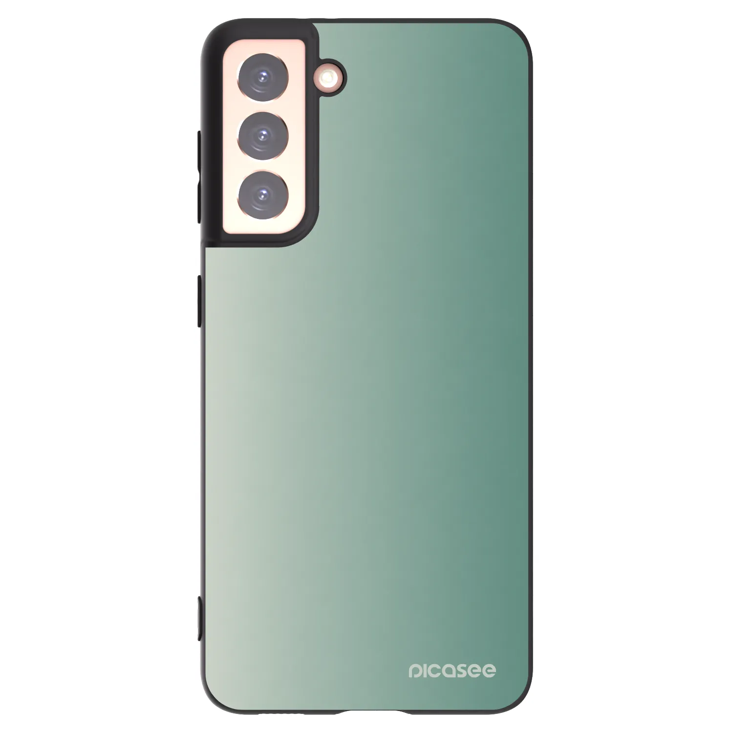 Picasee silikonski črni ovitek za Samsung Galaxy S21 5G G991B - Misty Sage
