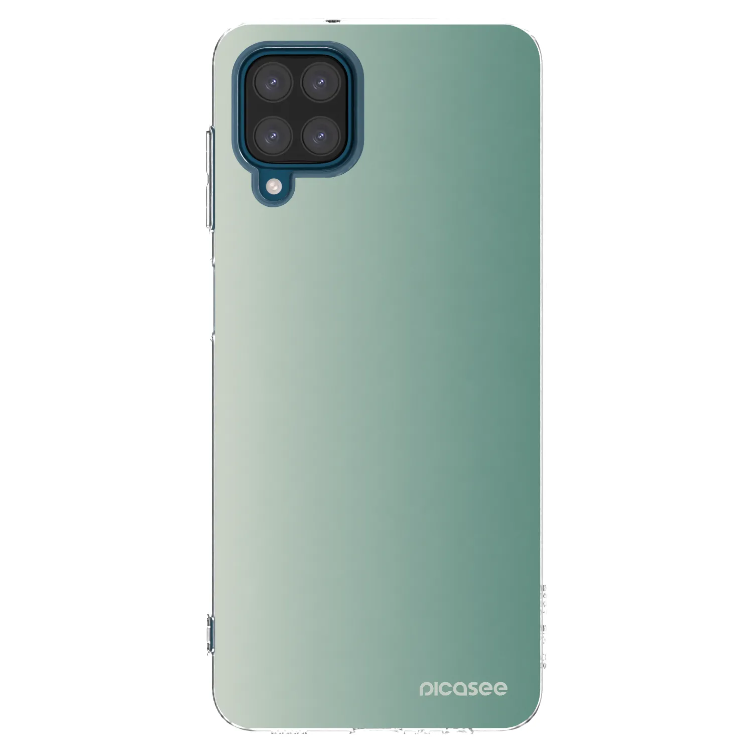 Picasee silikonski prozorni ovitek za Samsung Galaxy A12 A125F - Misty Sage