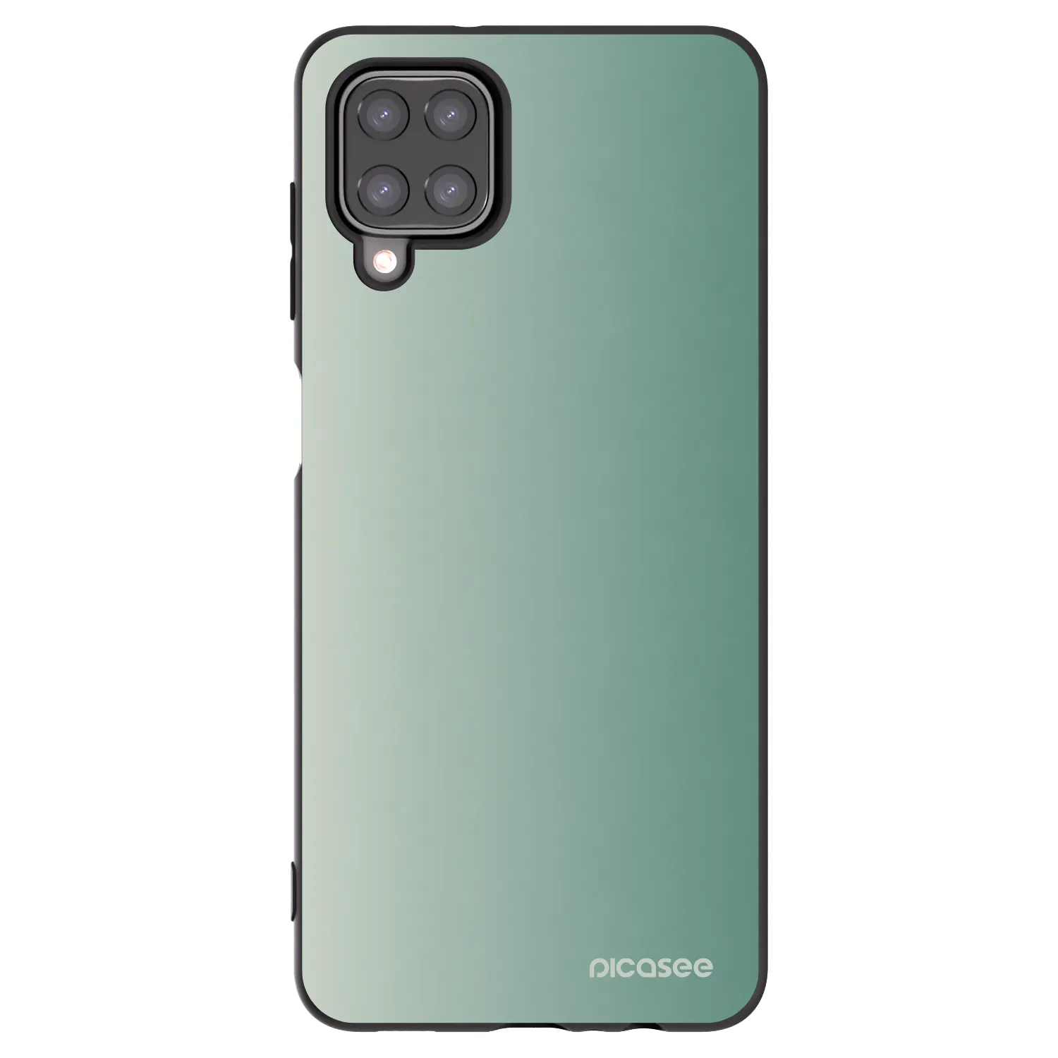 Picasee silikonski črni ovitek za Samsung Galaxy A12 A125F - Misty Sage