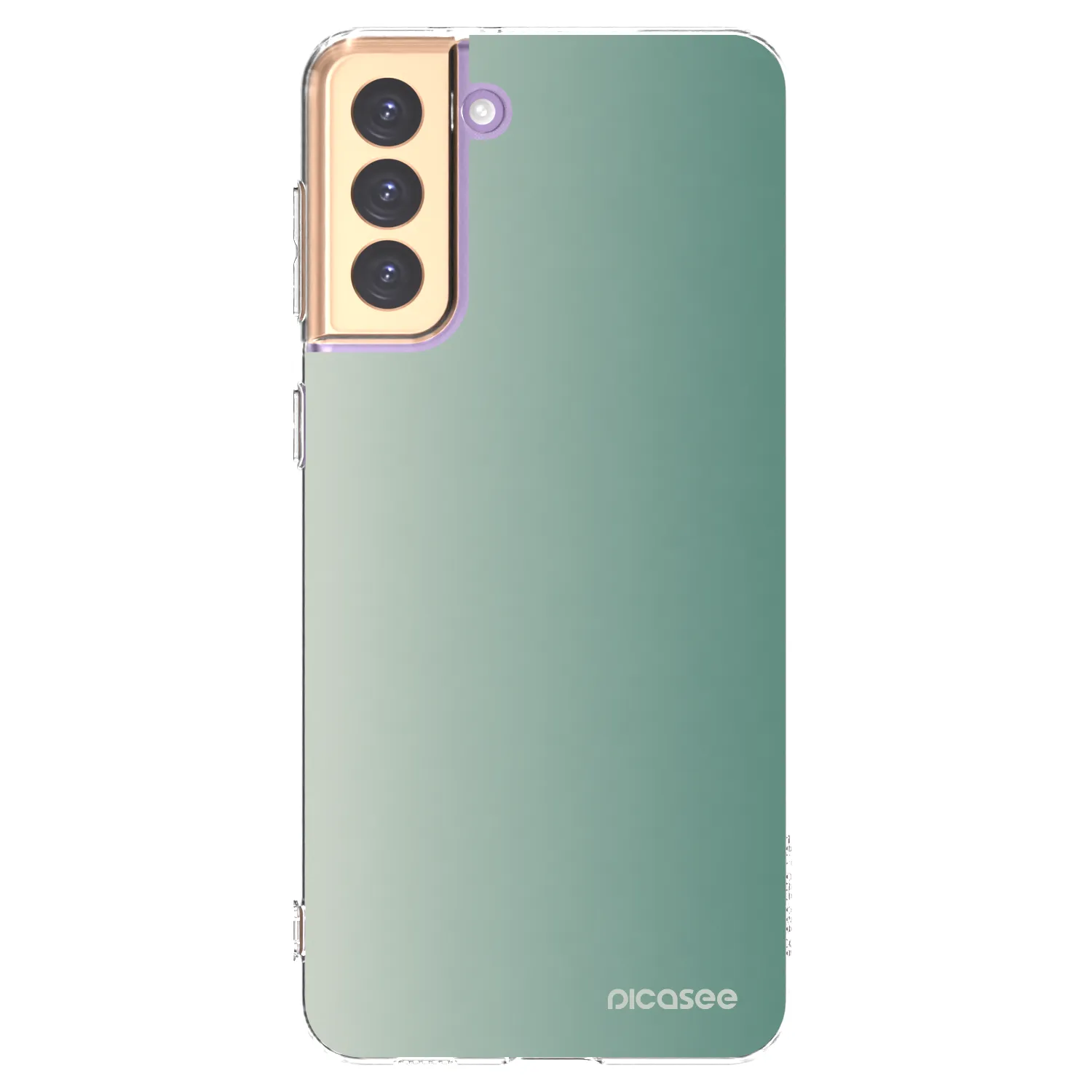 Picasee silikonski prozorni ovitek za Samsung Galaxy S21+ 5G G996F - Misty Sage