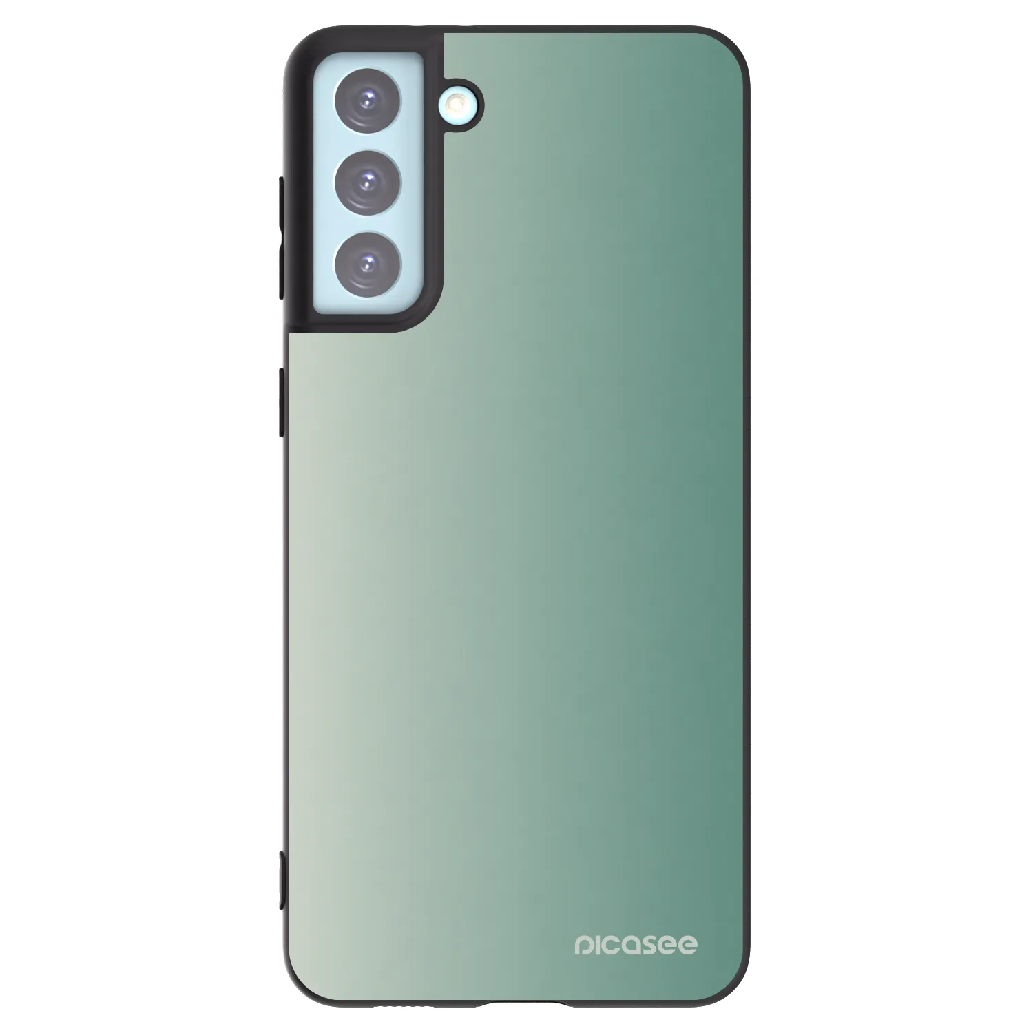 Picasee silikonski črni ovitek za Samsung Galaxy S21+ 5G G996F - Misty Sage