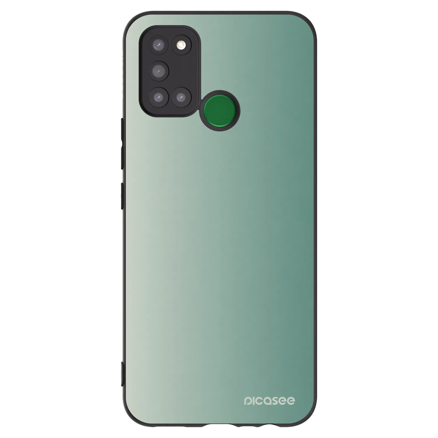 Picasee silikonski črni ovitek za Realme 7i - Misty Sage