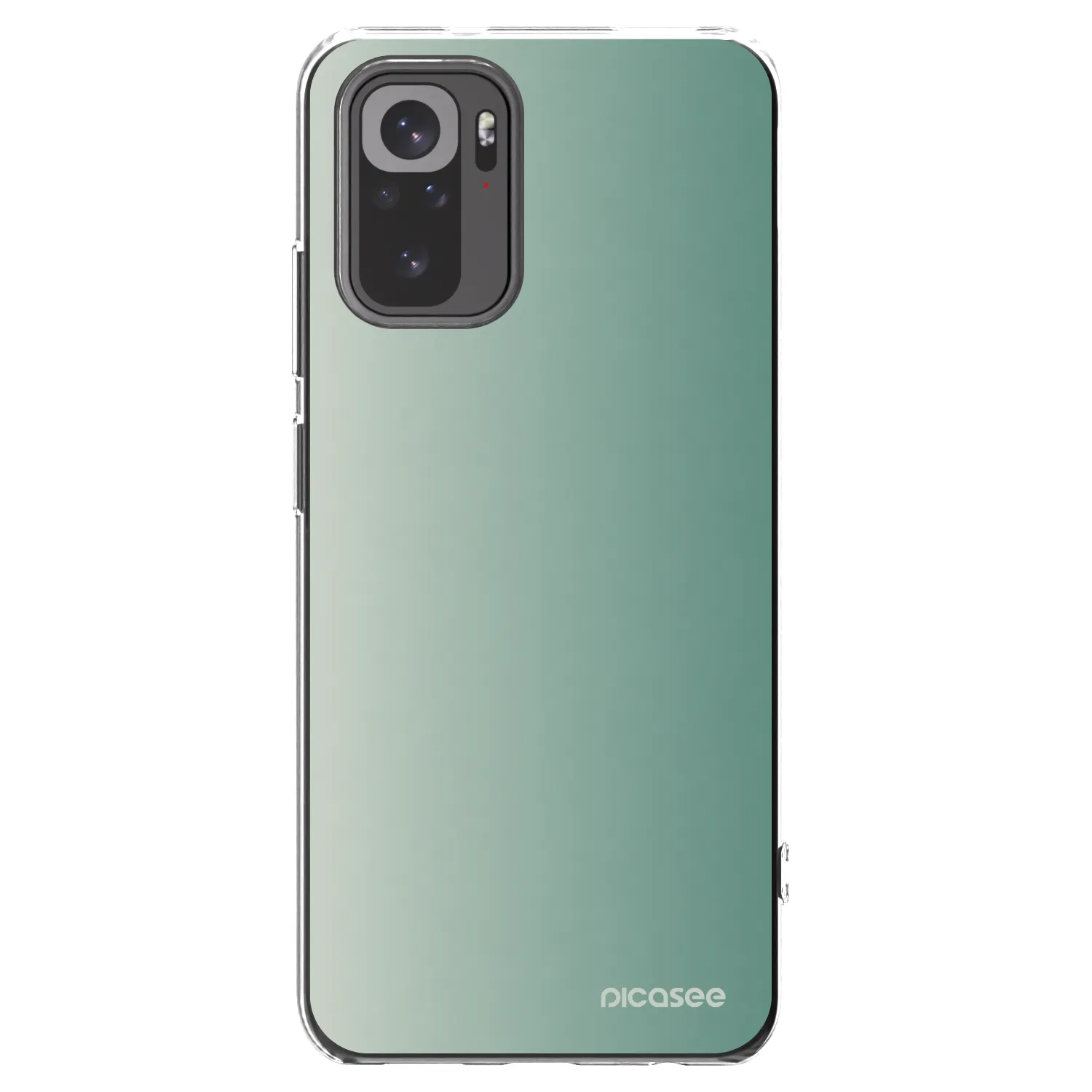 Picasee silikonski prozorni ovitek za Xiaomi Redmi Note 10S - Misty Sage