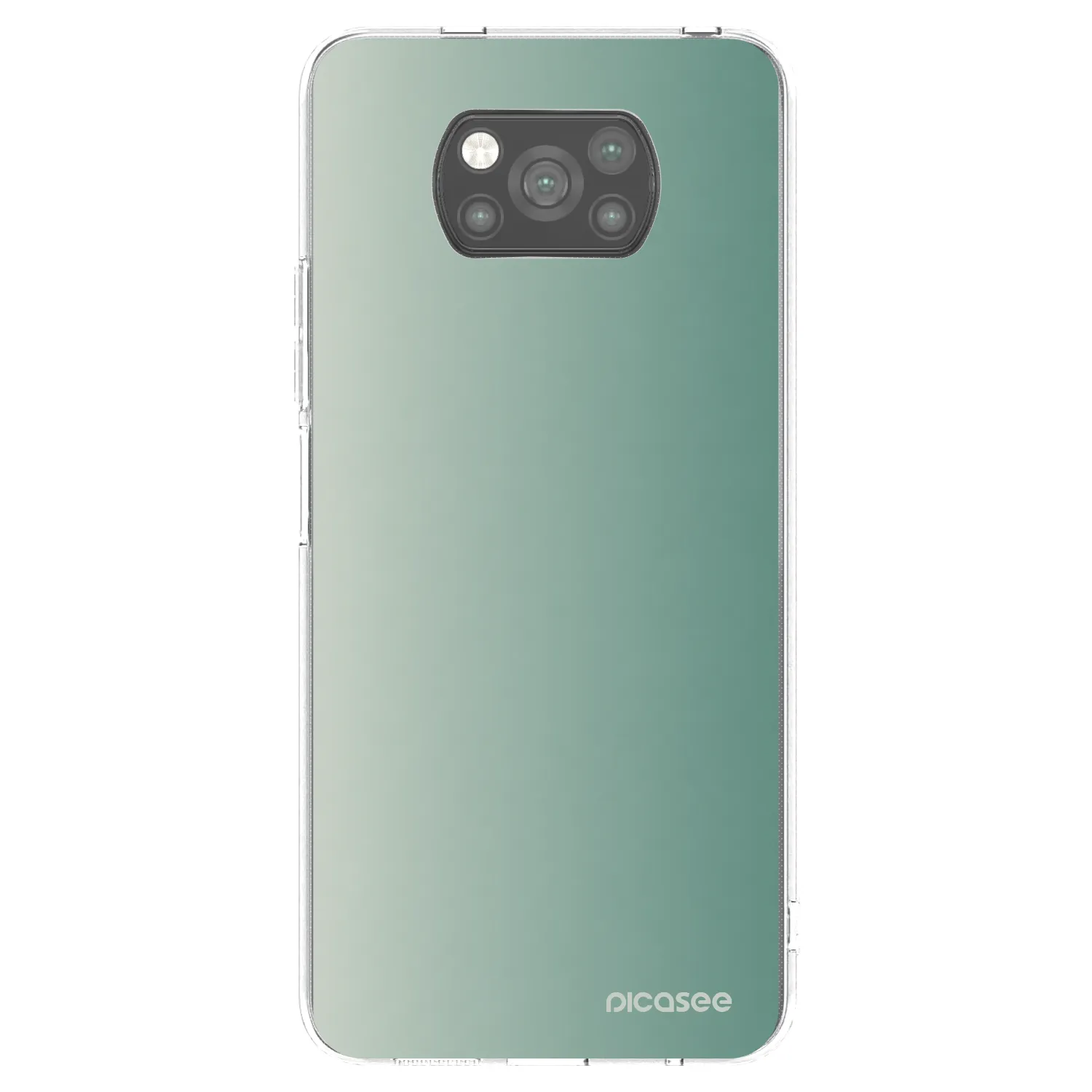 Picasee silikonski črni ovitek za Xiaomi Poco X3 Pro - Misty Sage