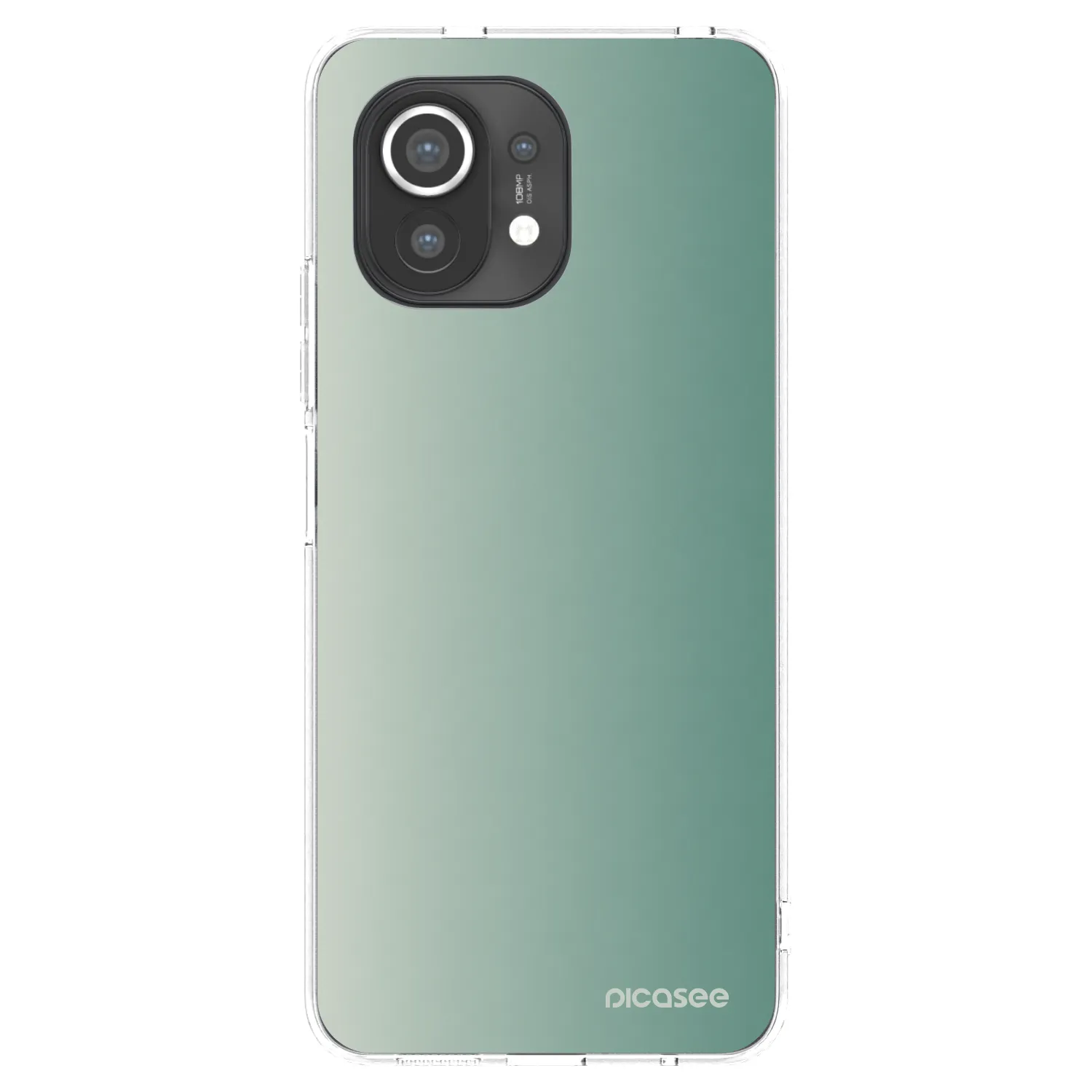 Picasee silikonski prozorni ovitek za Xiaomi Mi 11 - Misty Sage