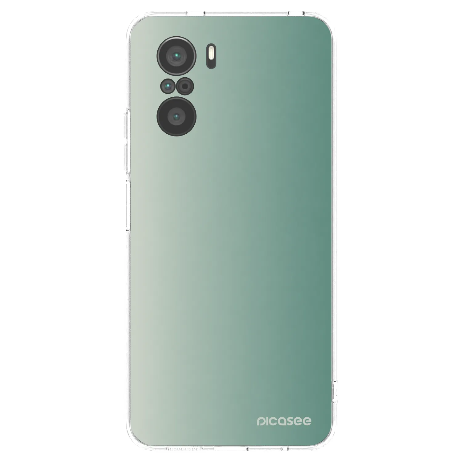 Picasee silikonski prozorni ovitek za Xiaomi Poco F3 - Misty Sage