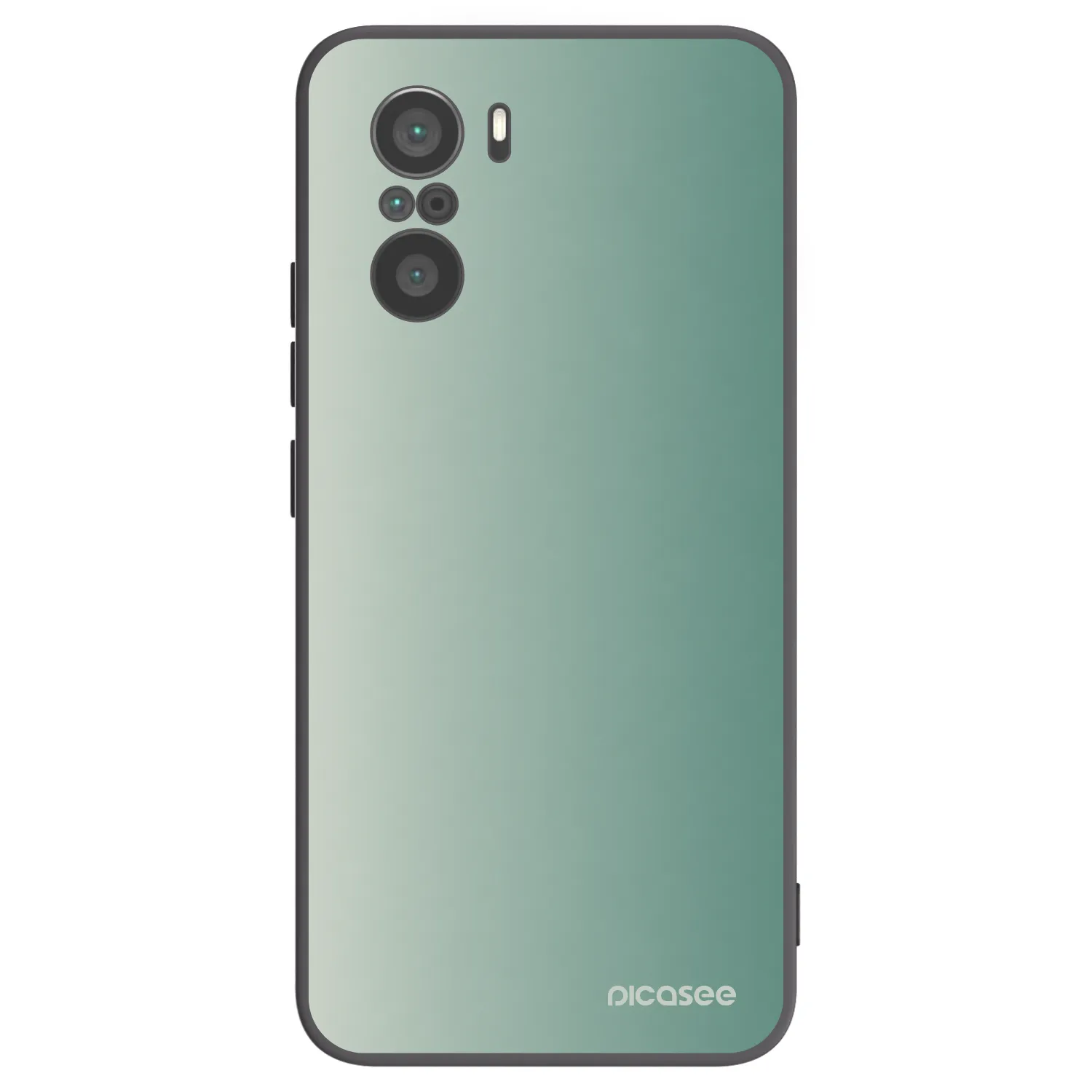 Picasee silikonski črni ovitek za Xiaomi Poco F3 - Misty Sage