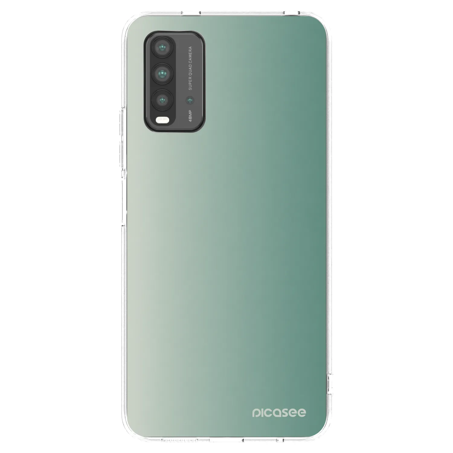Picasee silikonski prozorni ovitek za Xiaomi Redmi 9T - Misty Sage