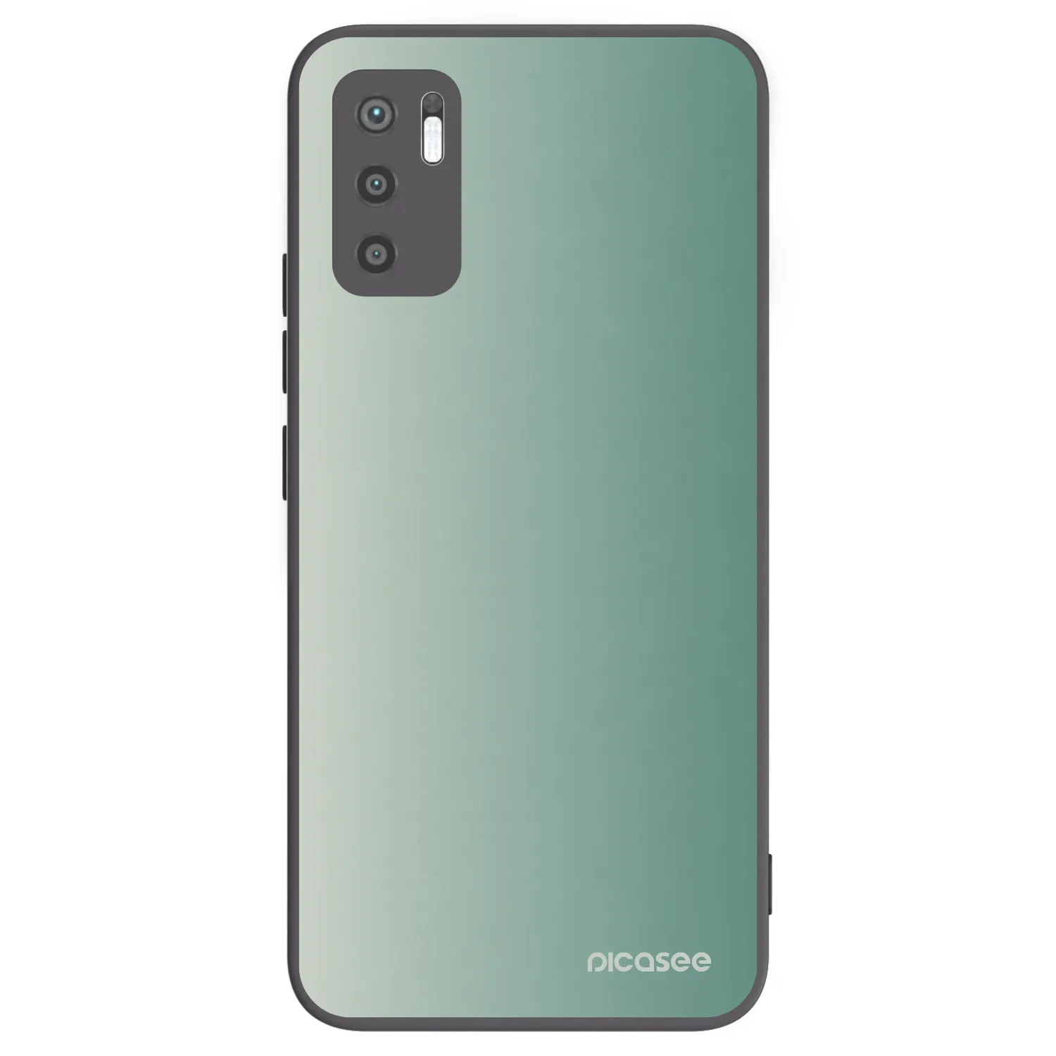 Picasee silikonski črni ovitek za Xiaomi Redmi Note 10 5G - Misty Sage