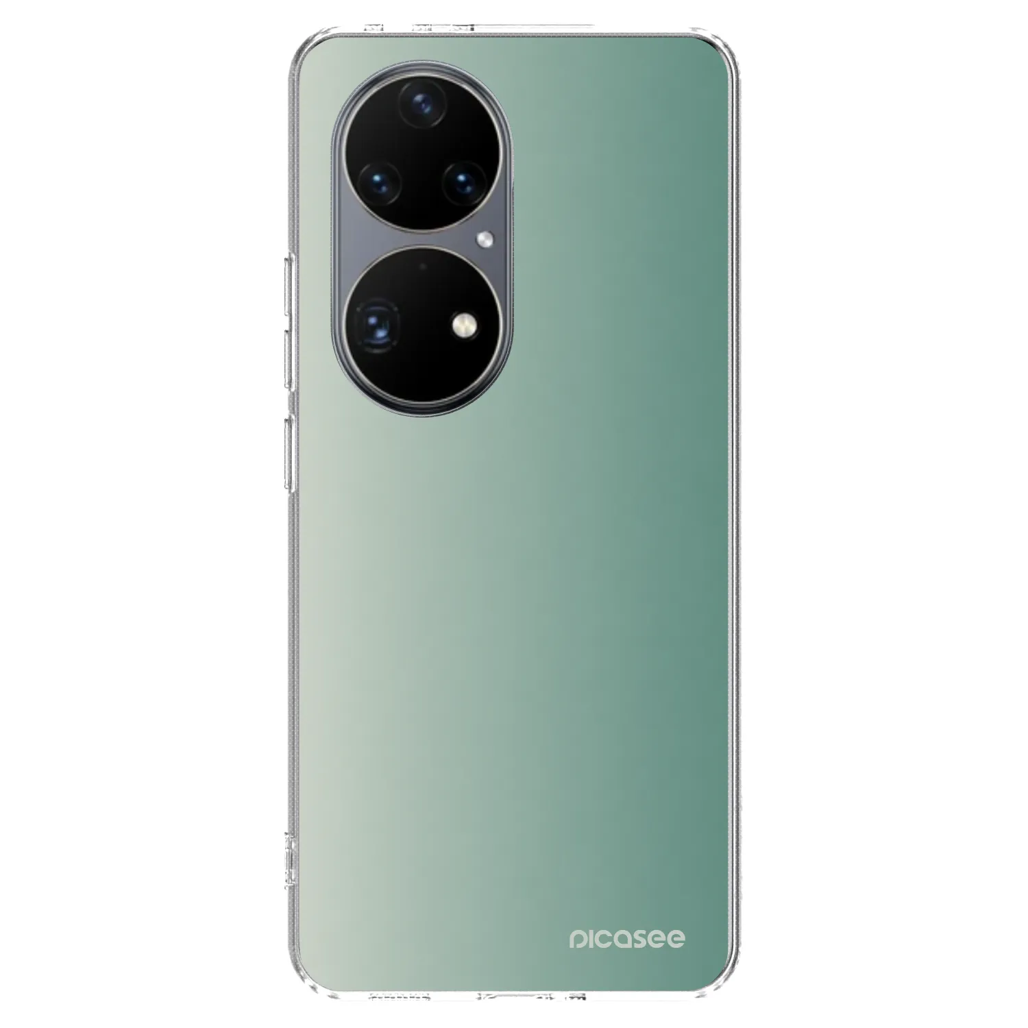 Picasee silikonski prozorni ovitek za Huawei P50 - Misty Sage