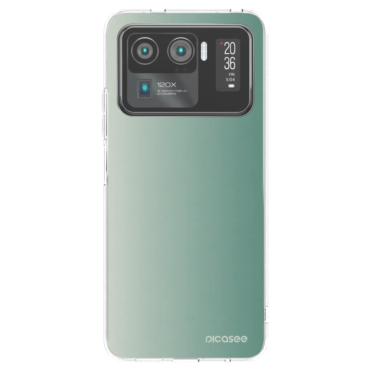 Picasee silikonski prozorni ovitek za Xiaomi Mi 11 Ultra - Misty Sage