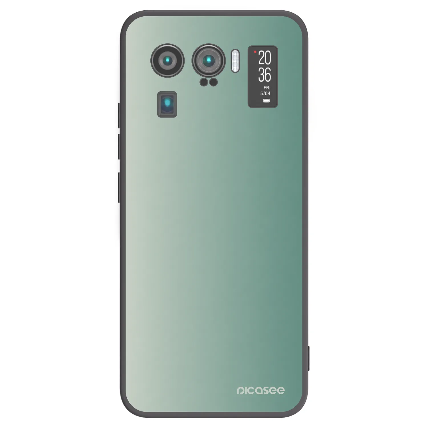Picasee silikonski črni ovitek za Xiaomi Mi 11 Ultra - Misty Sage