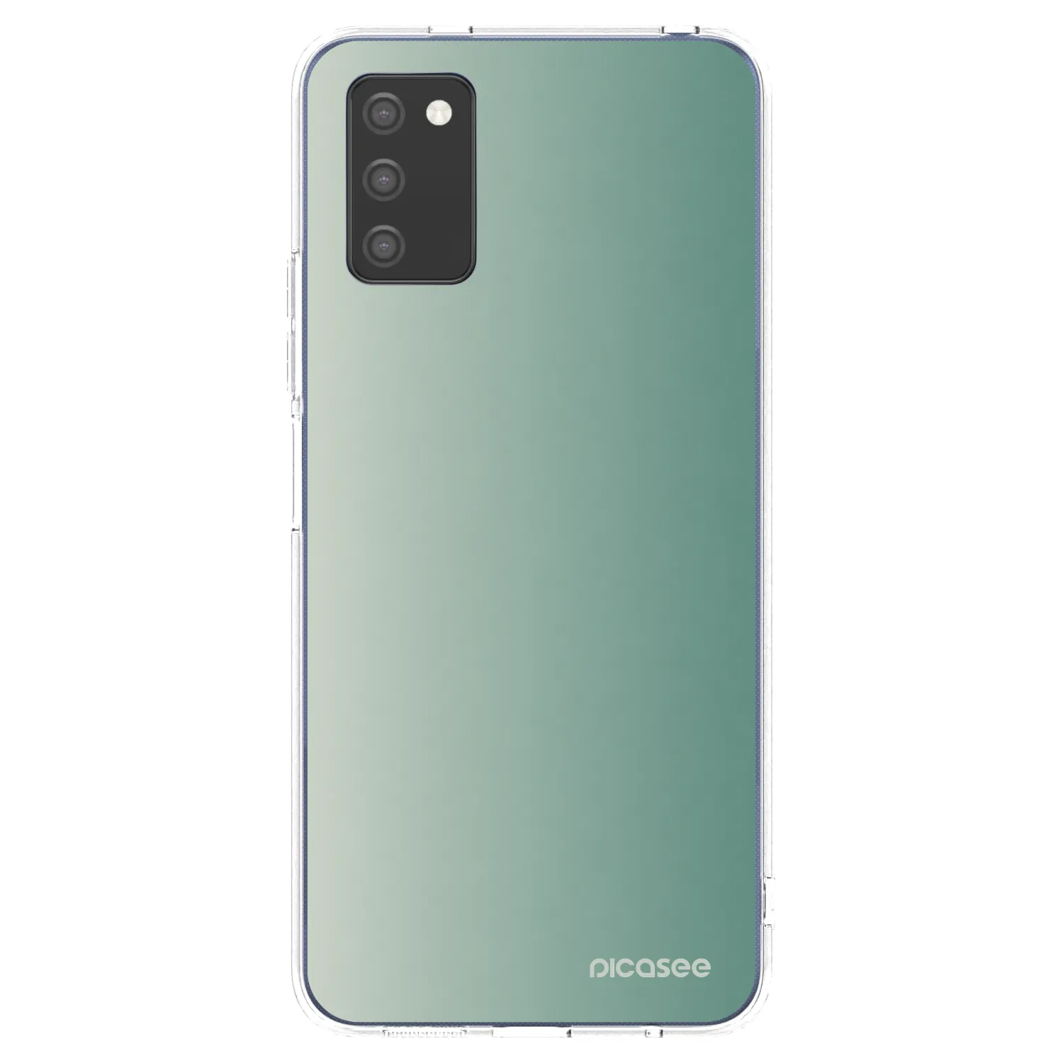 Picasee silikonski prozorni ovitek za Samsung Galaxy A02s A025G - Misty Sage