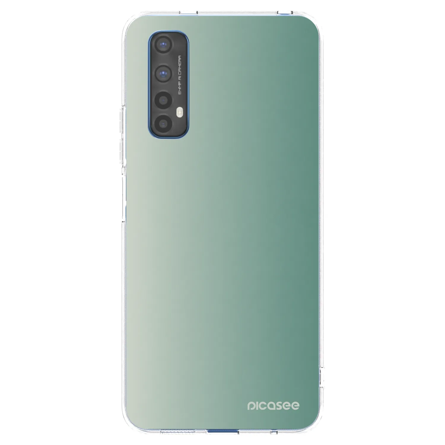 Picasee silikonski prozorni ovitek za Realme 7 - Misty Sage