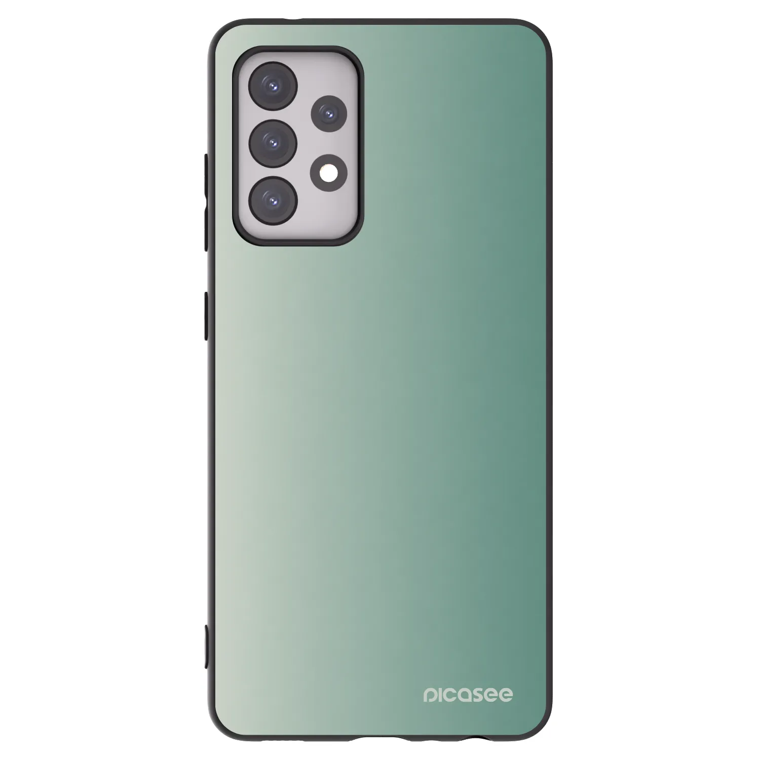 Picasee silikonski črni ovitek za Samsung Galaxy A52s 5G A528B - Misty Sage