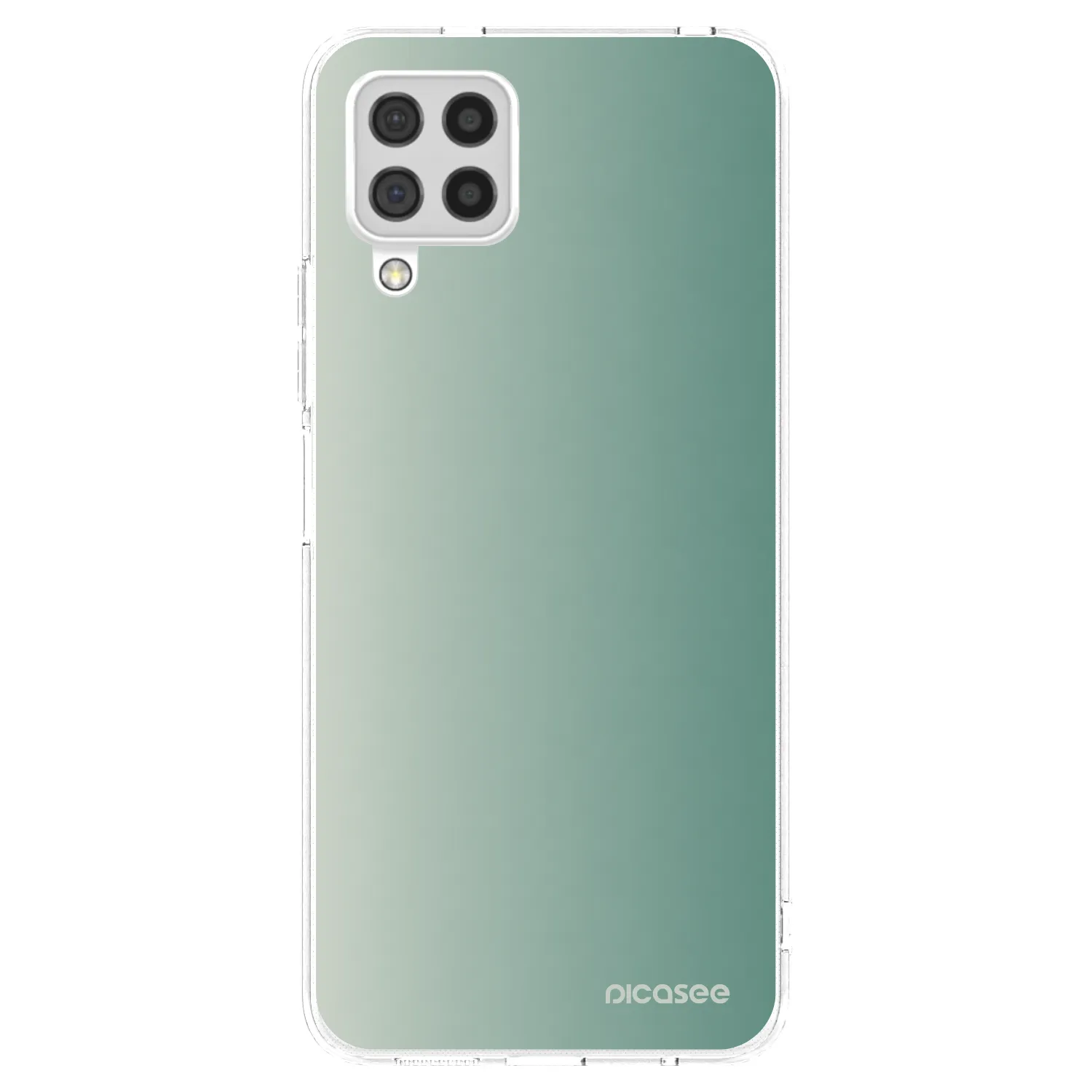 Picasee silikonski prozorni ovitek za Samsung Galaxy A22 A225F 4G - Misty Sage