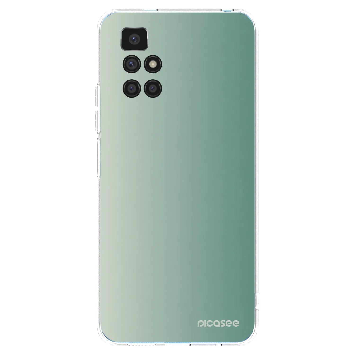 Picasee silikonski prozorni ovitek za Xiaomi Redmi 10 - Misty Sage