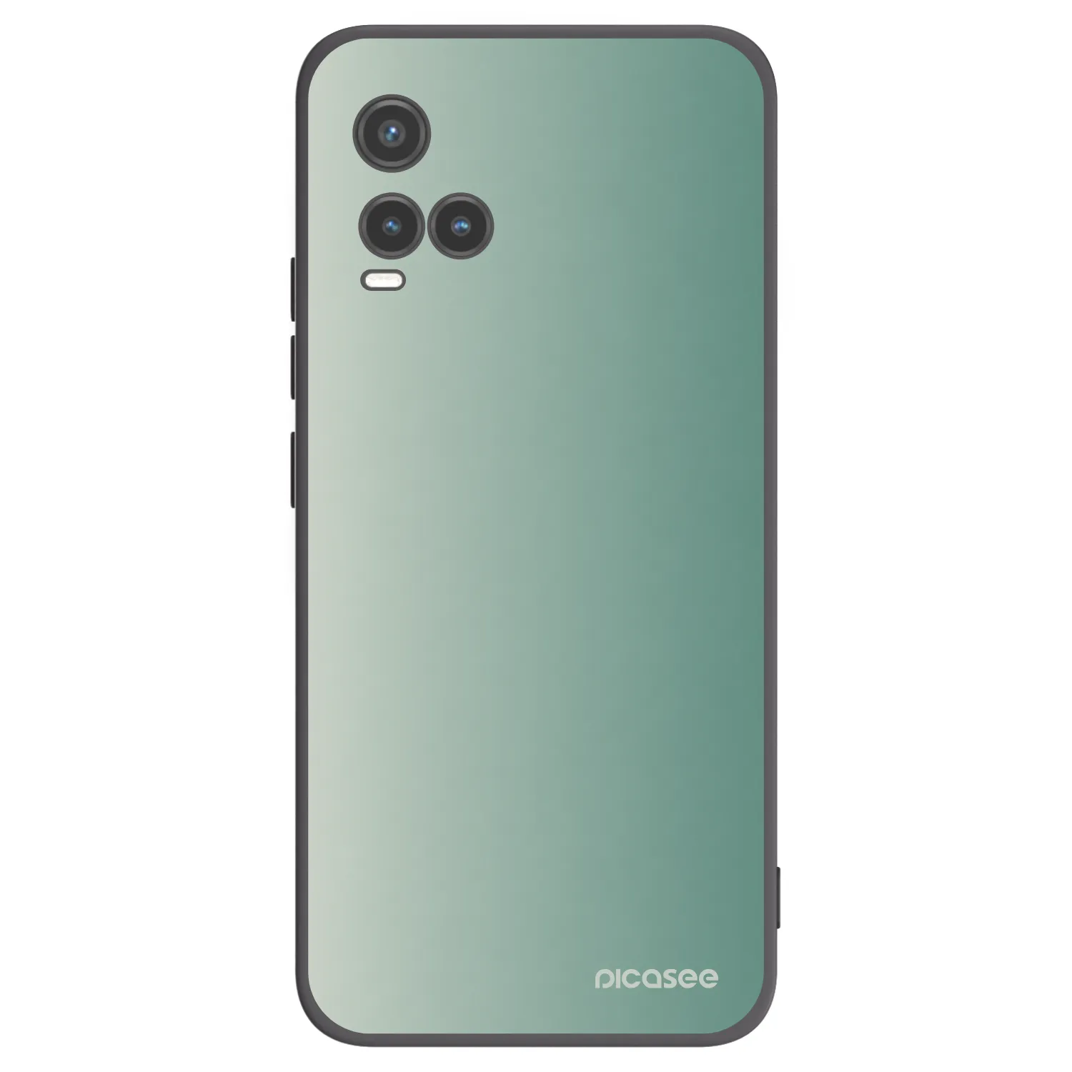 Picasee silikonski črni ovitek za Vivo Y33s - Misty Sage
