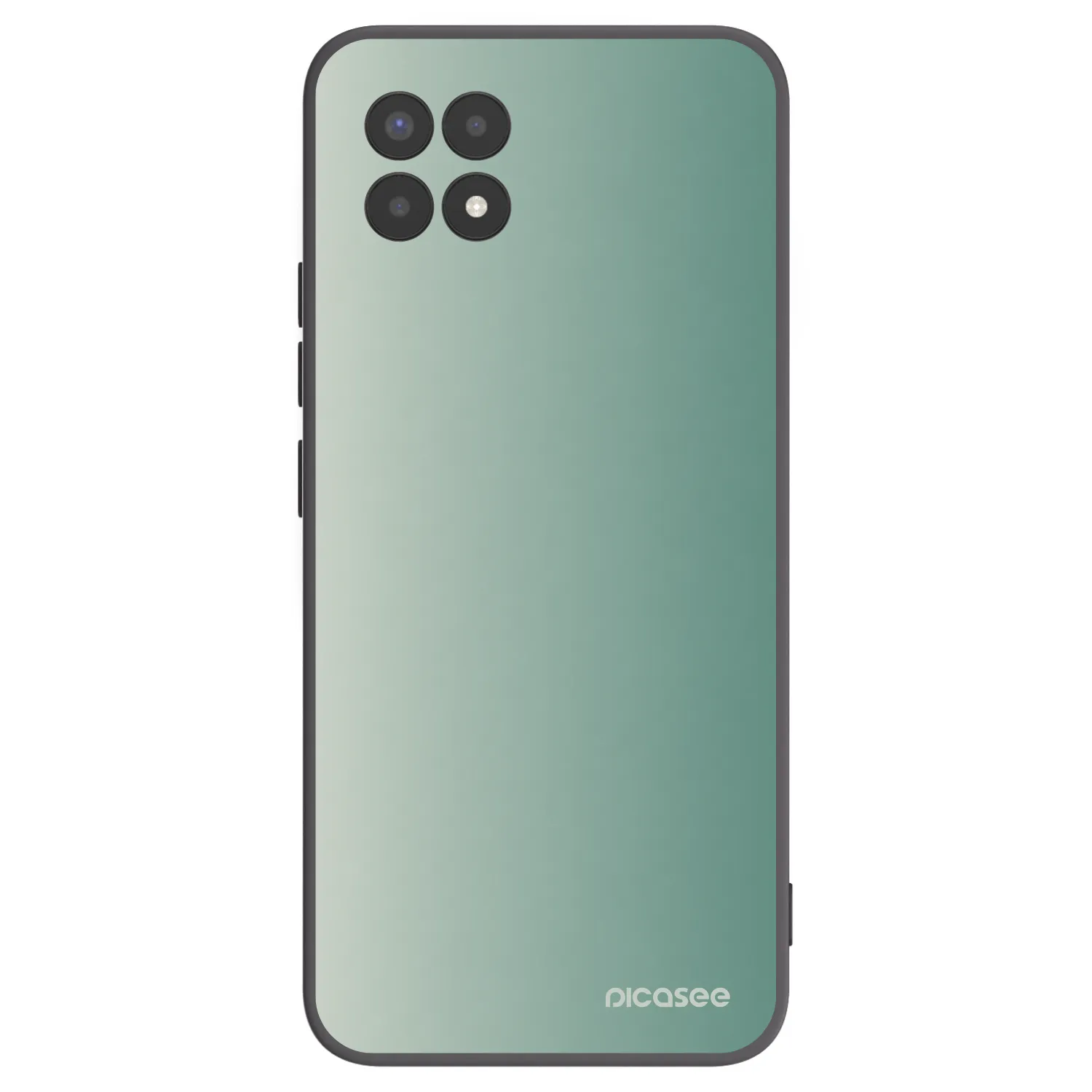 Picasee silikonski črni ovitek za Realme 8i - Misty Sage