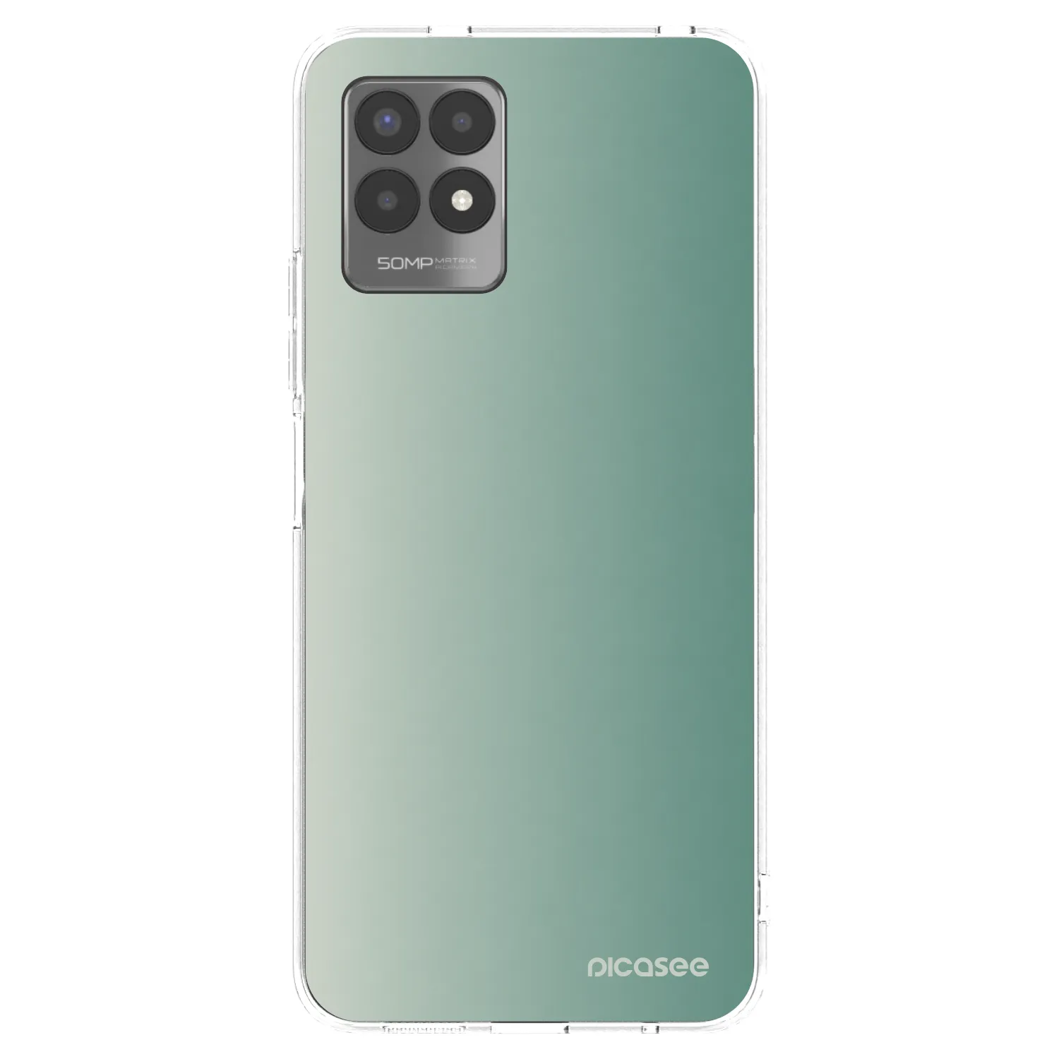 Picasee silikonski prozorni ovitek za Realme 8i - Misty Sage