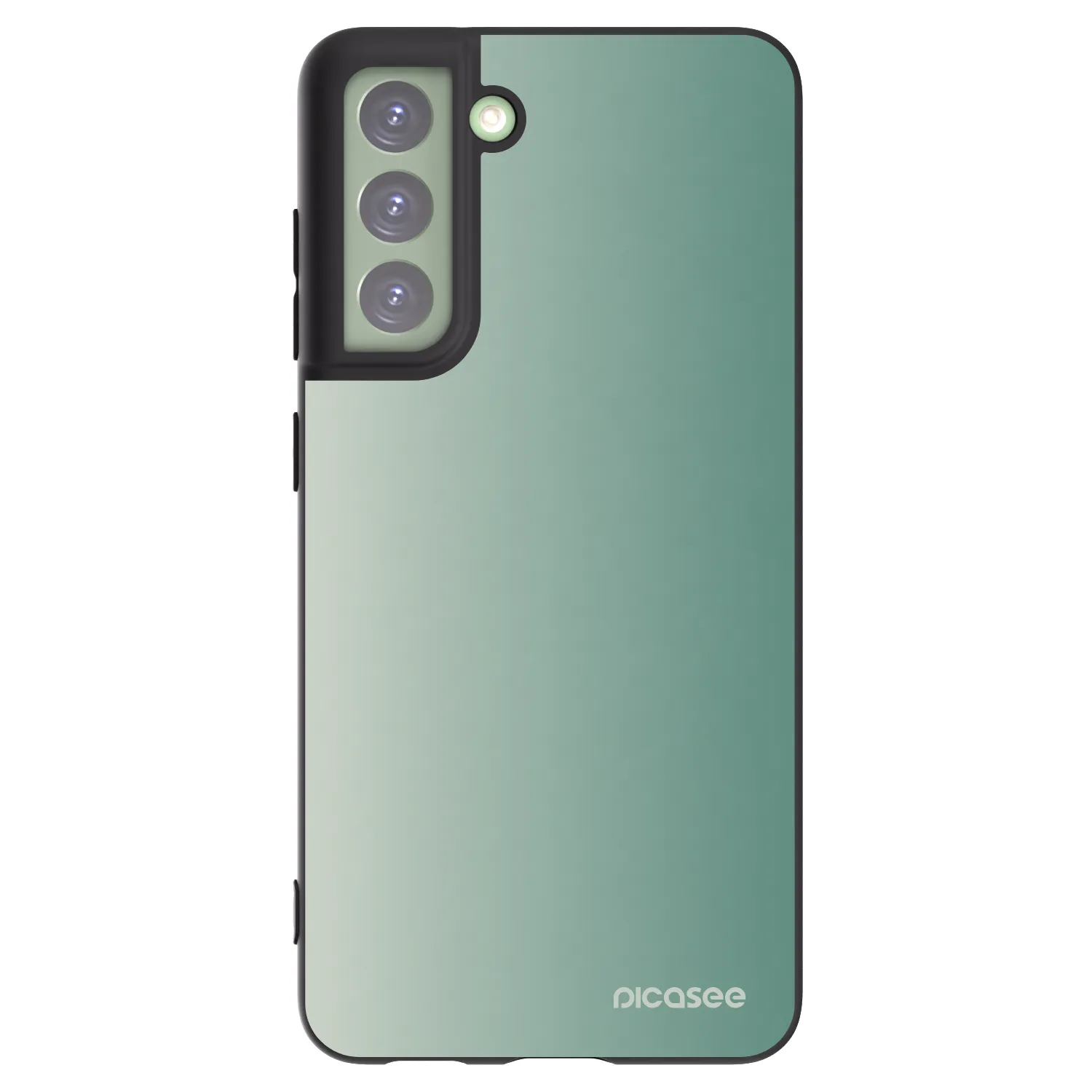 Picasee silikonski črni ovitek za Samsung Galaxy S21 FE 5G - Misty Sage