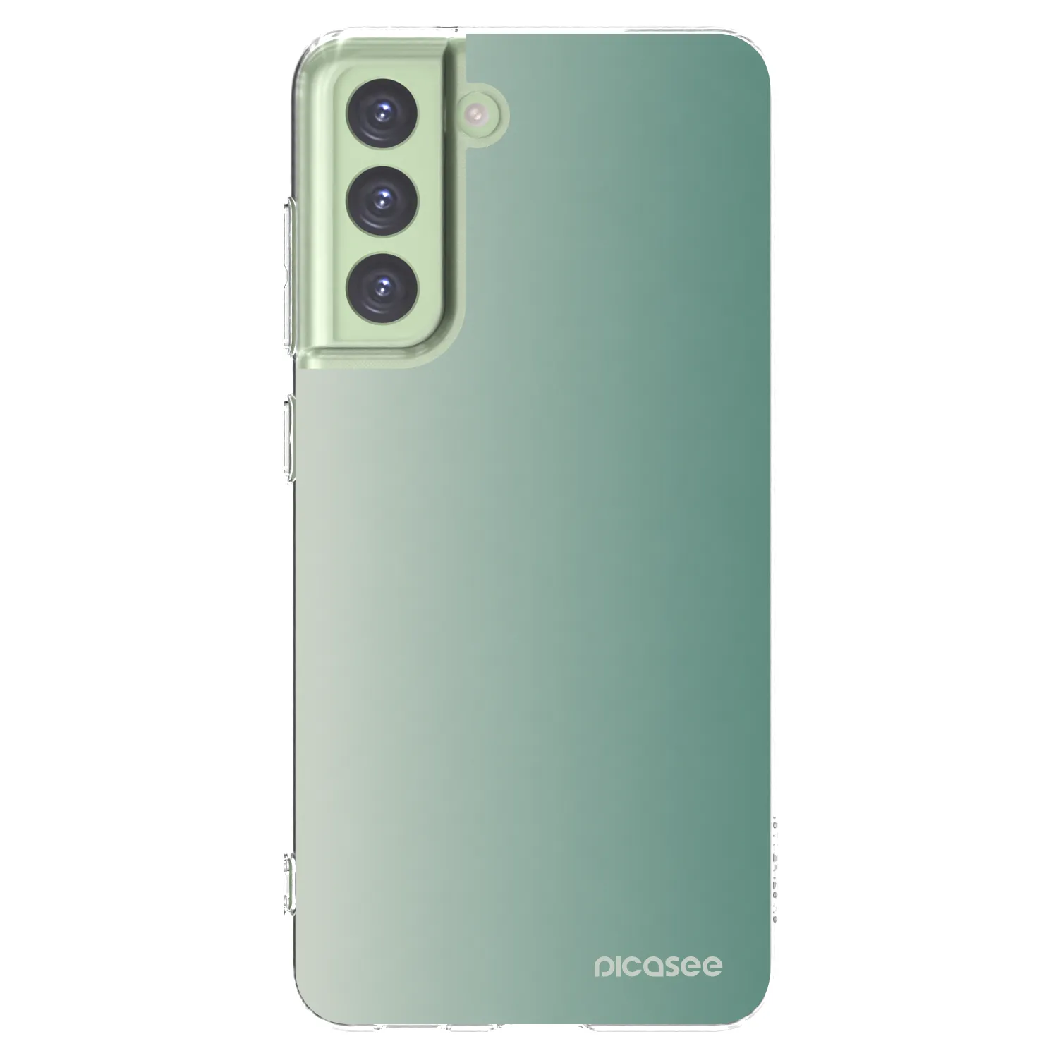 Picasee silikonski prozorni ovitek za Samsung Galaxy S21 FE 5G - Misty Sage