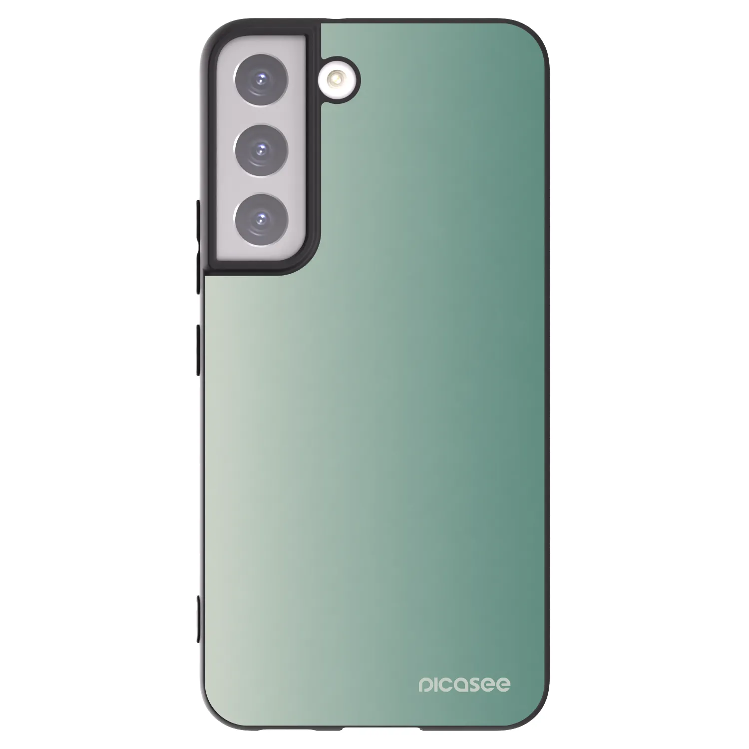 Picasee silikonski črni ovitek za Samsung Galaxy S22 5G - Misty Sage