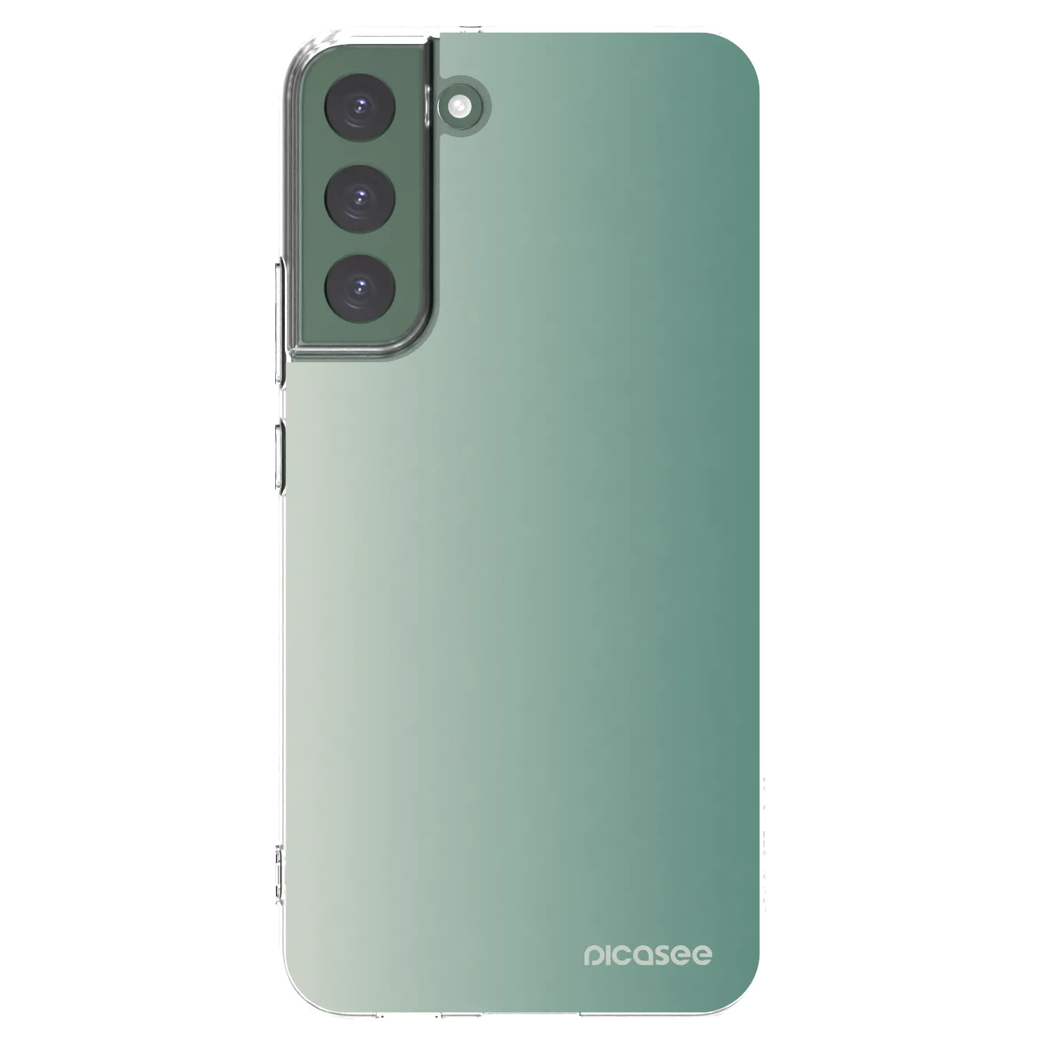 Picasee silikonski prozorni ovitek za Samsung Galaxy S22+ 5G - Misty Sage