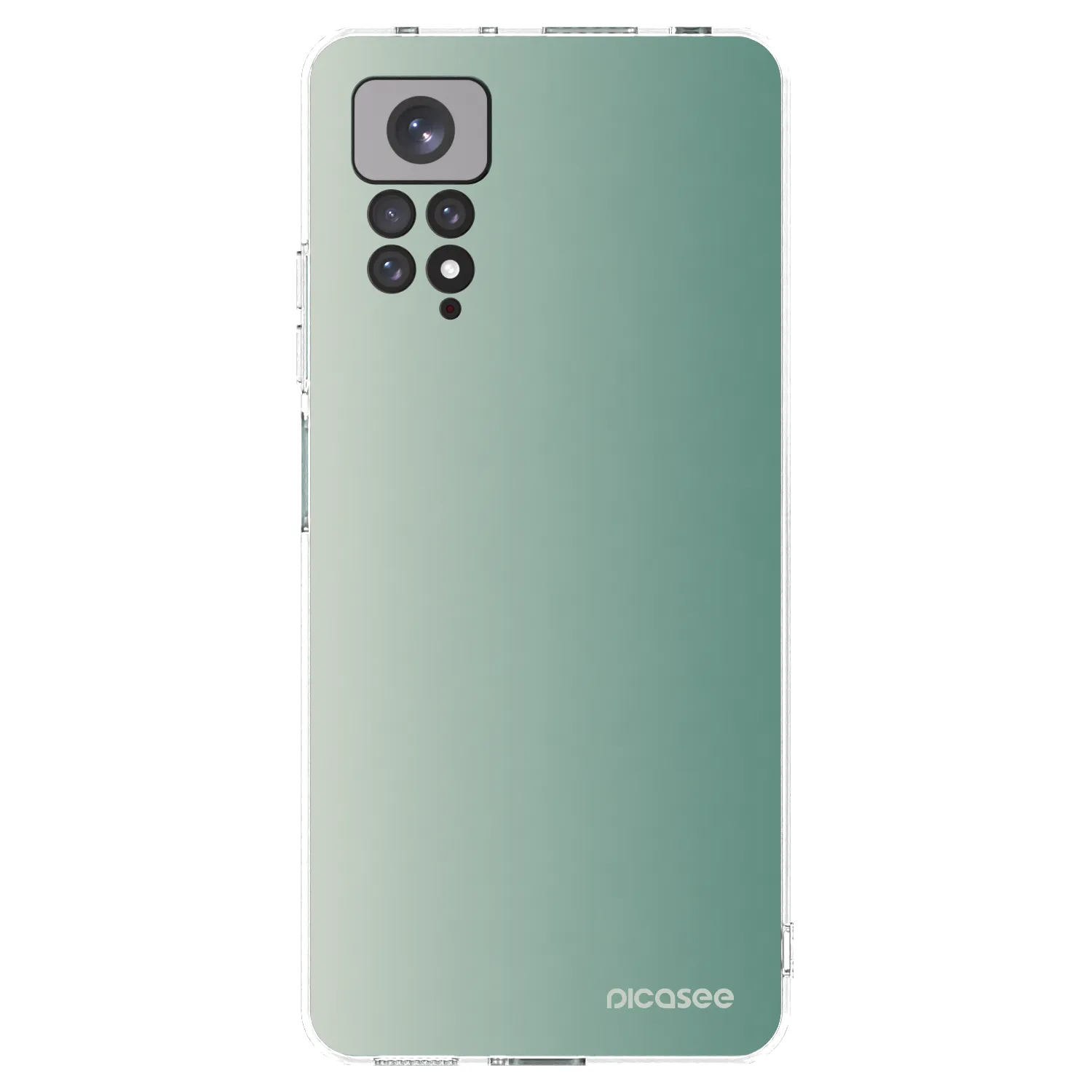 Picasee silikonski prozorni ovitek za Xiaomi Redmi Note 11 - Misty Sage