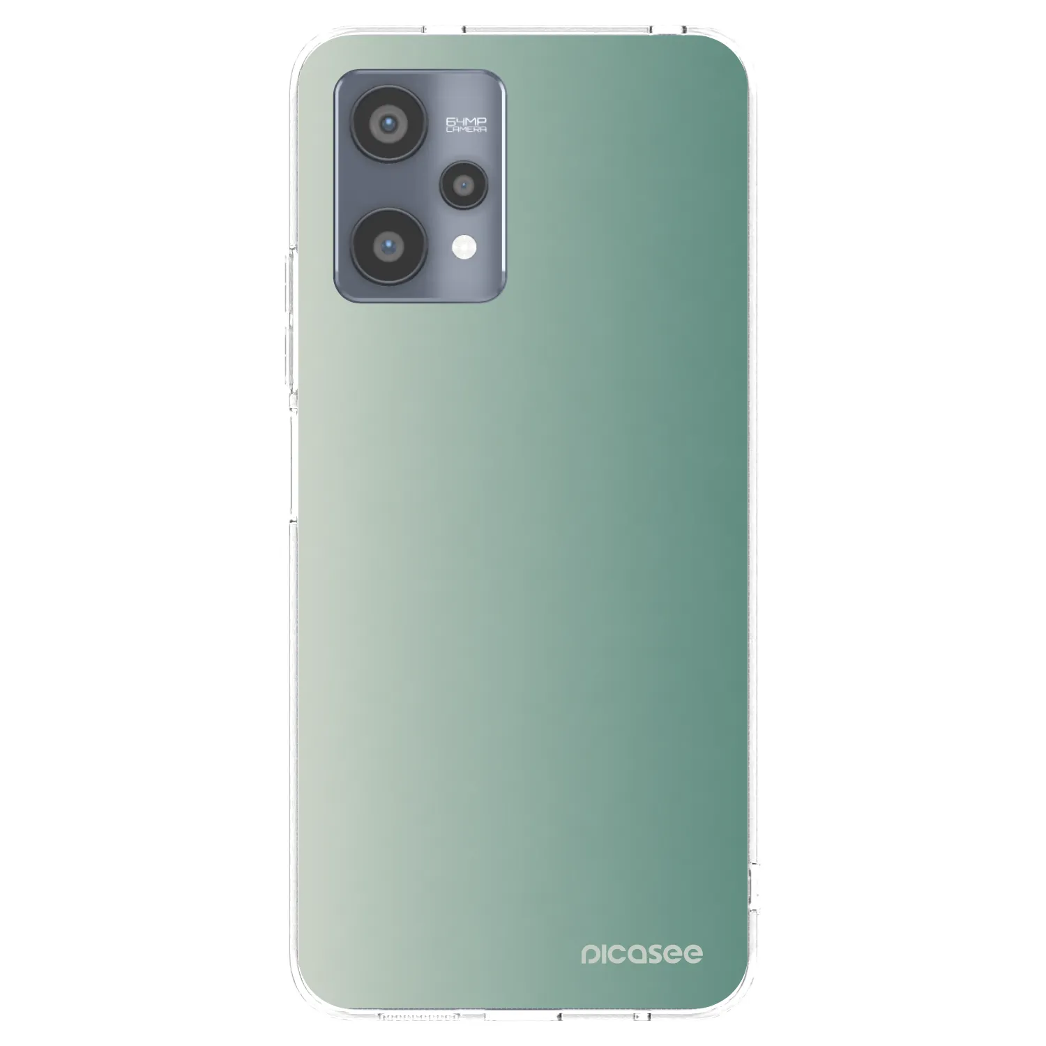 Picasee silikonski prozorni ovitek za Realme 9 Pro 5G - Misty Sage