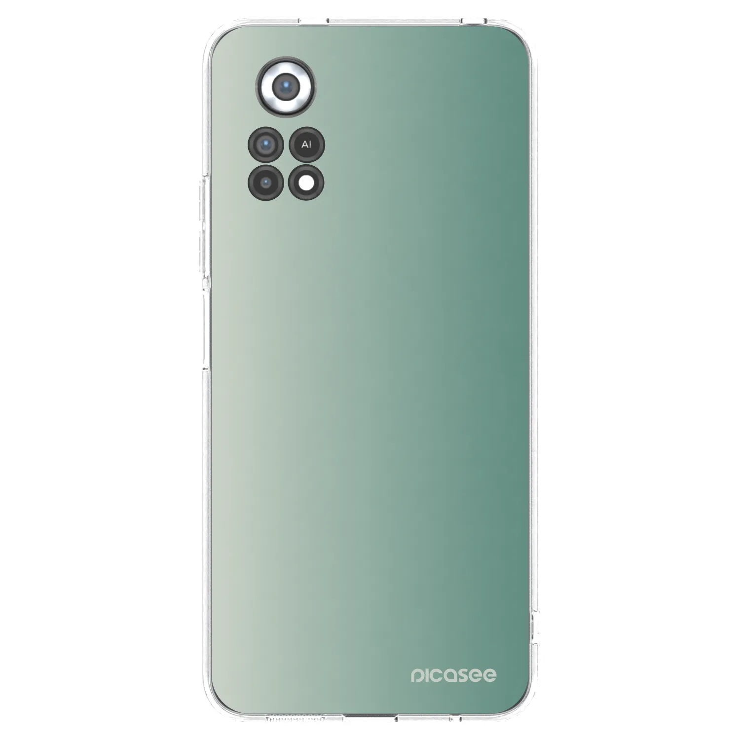 Picasee silikonski prozorni ovitek za Xiaomi Poco X4 Pro 5G - Misty Sage
