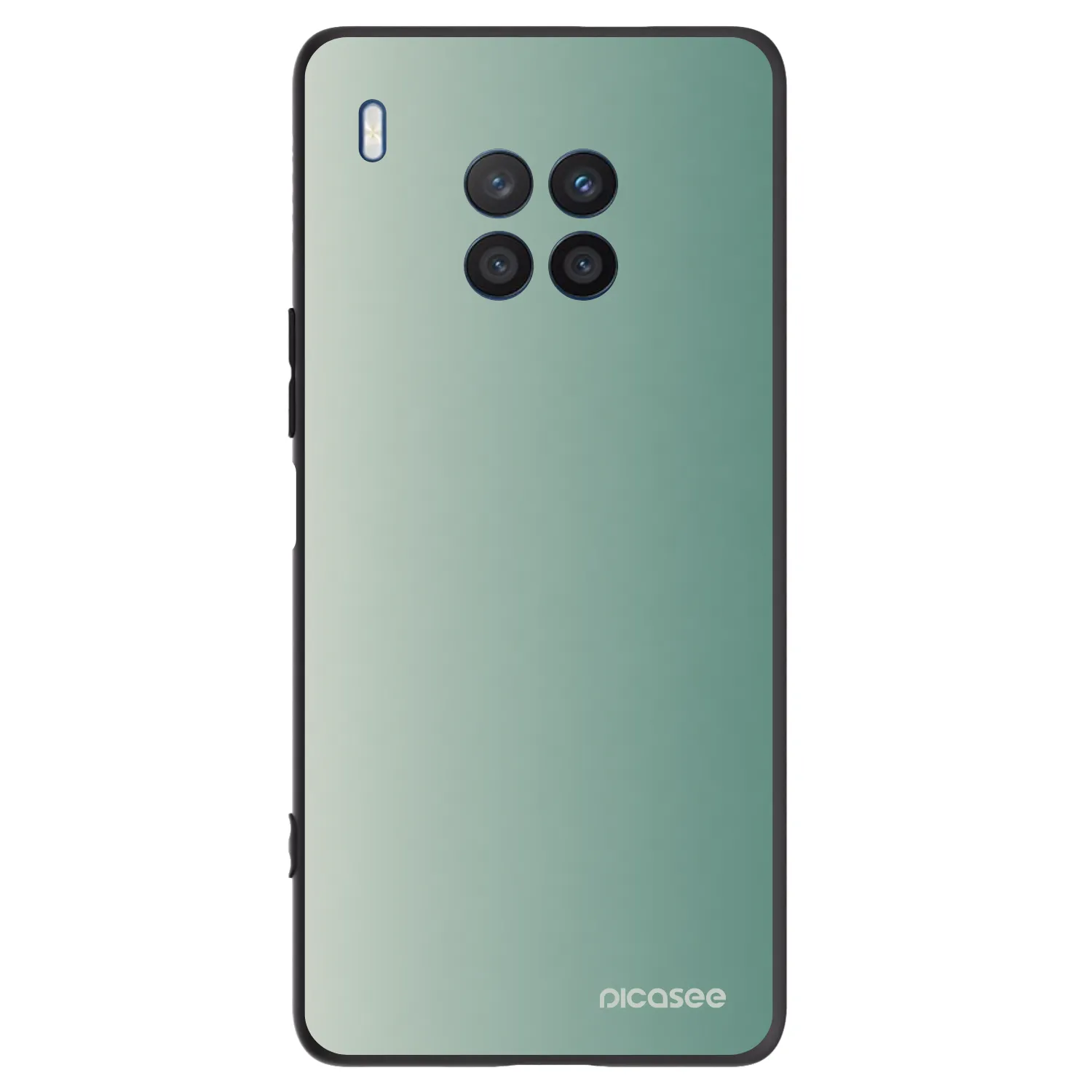 Picasee silikonski črni ovitek za Honor 50 Lite - Misty Sage