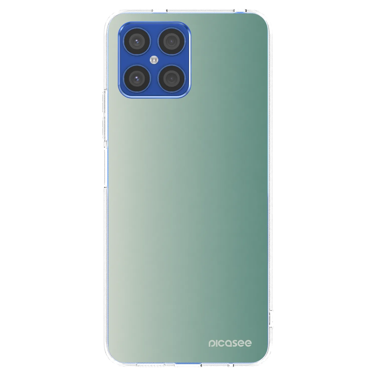 Picasee silikonski prozorni ovitek za Honor X8 4G - Misty Sage