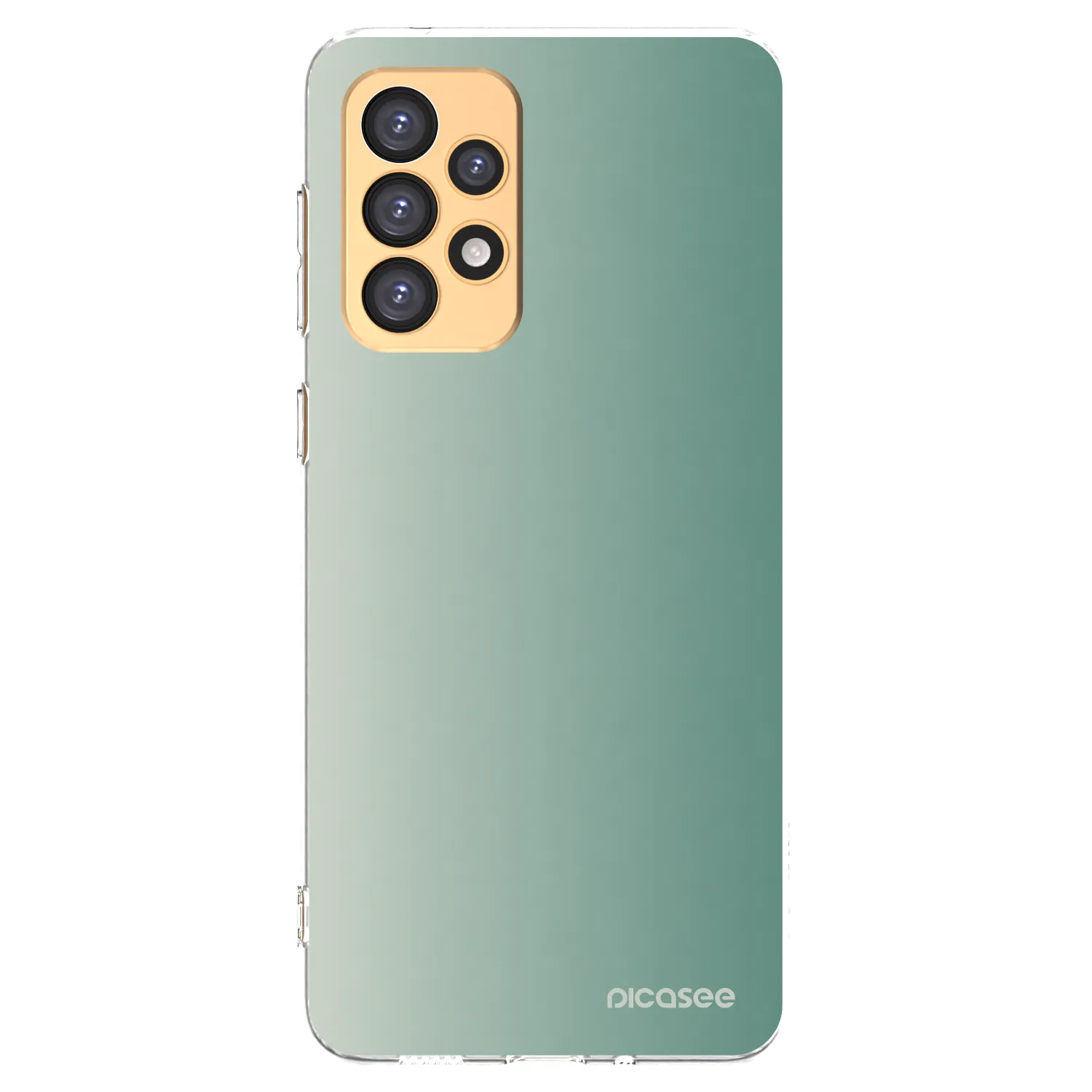 Picasee silikonski prozorni ovitek za Samsung Galaxy A33 5G A336 - Misty Sage