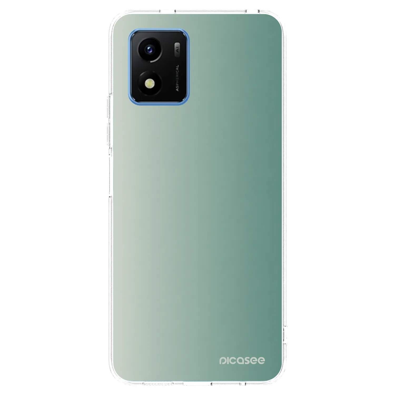 Picasee silikonski prozorni ovitek za Vivo Y01 - Misty Sage