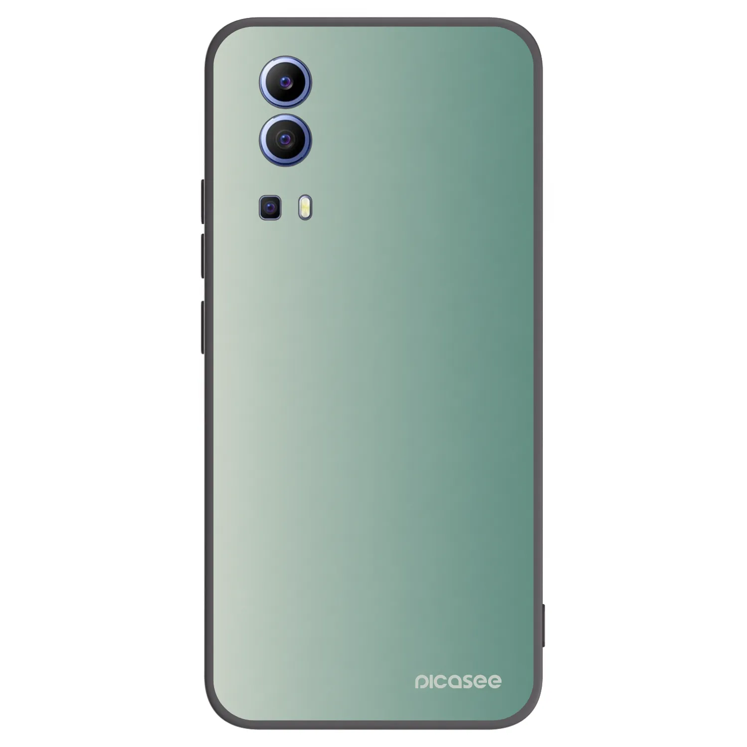 Picasee silikonski črni ovitek za Vivo Y52 5G - Misty Sage