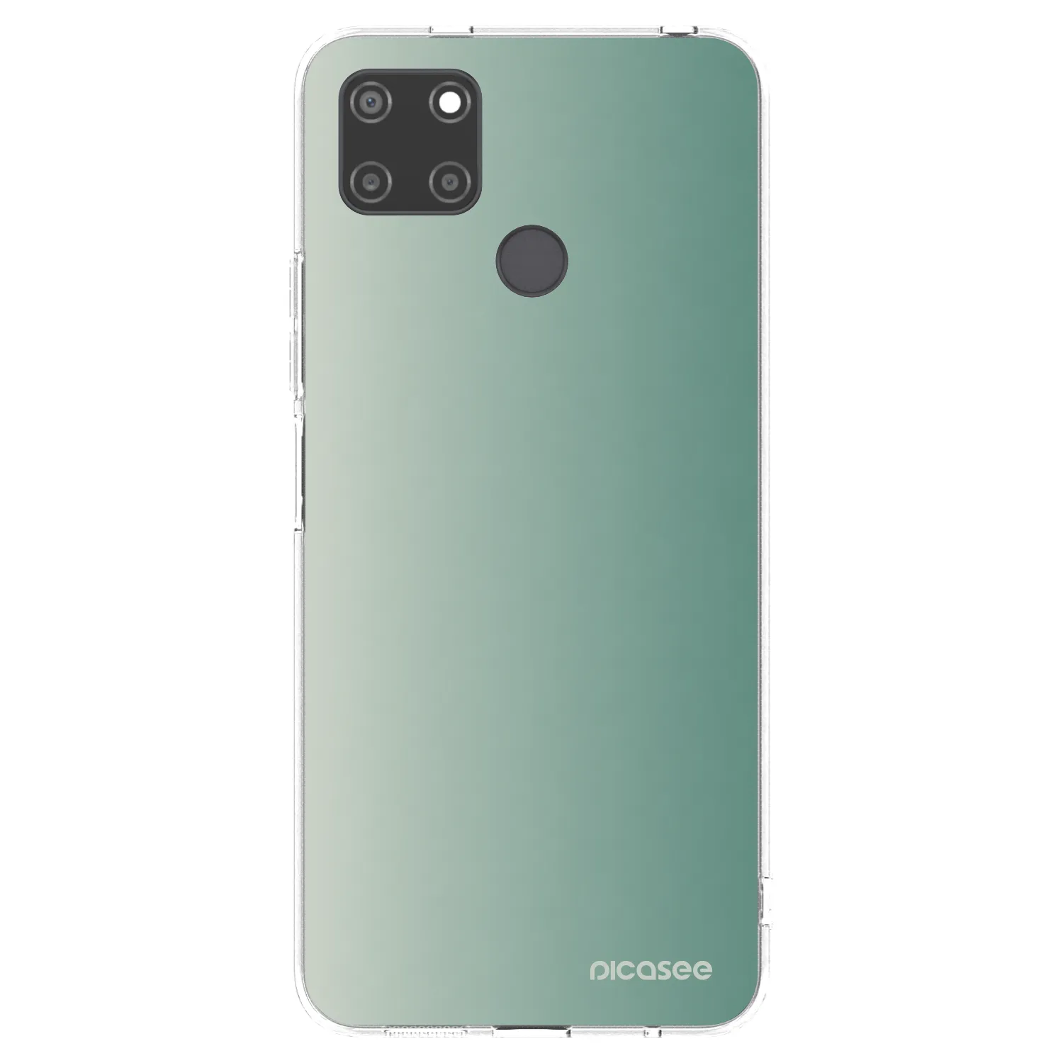 Picasee silikonski prozorni ovitek za Realme C21Y - Misty Sage