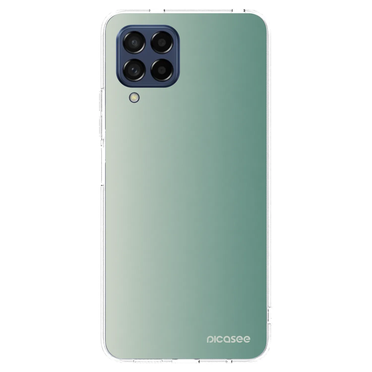 Picasee silikonski prozorni ovitek za Samsung Galaxy M53 5G - Misty Sage