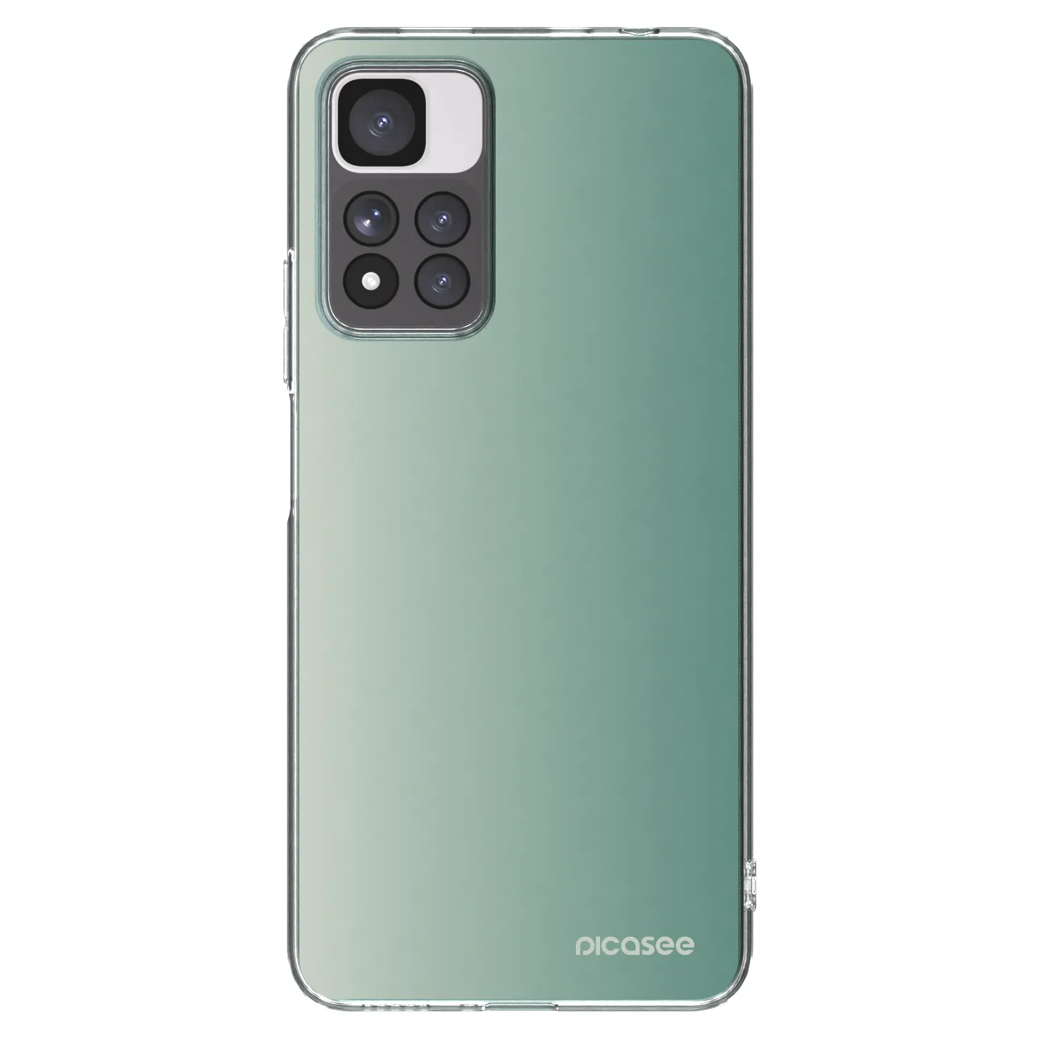 Picasee silikonski prozorni ovitek za Xiaomi Redmi Note 11 Pro+ 5G - Misty Sage