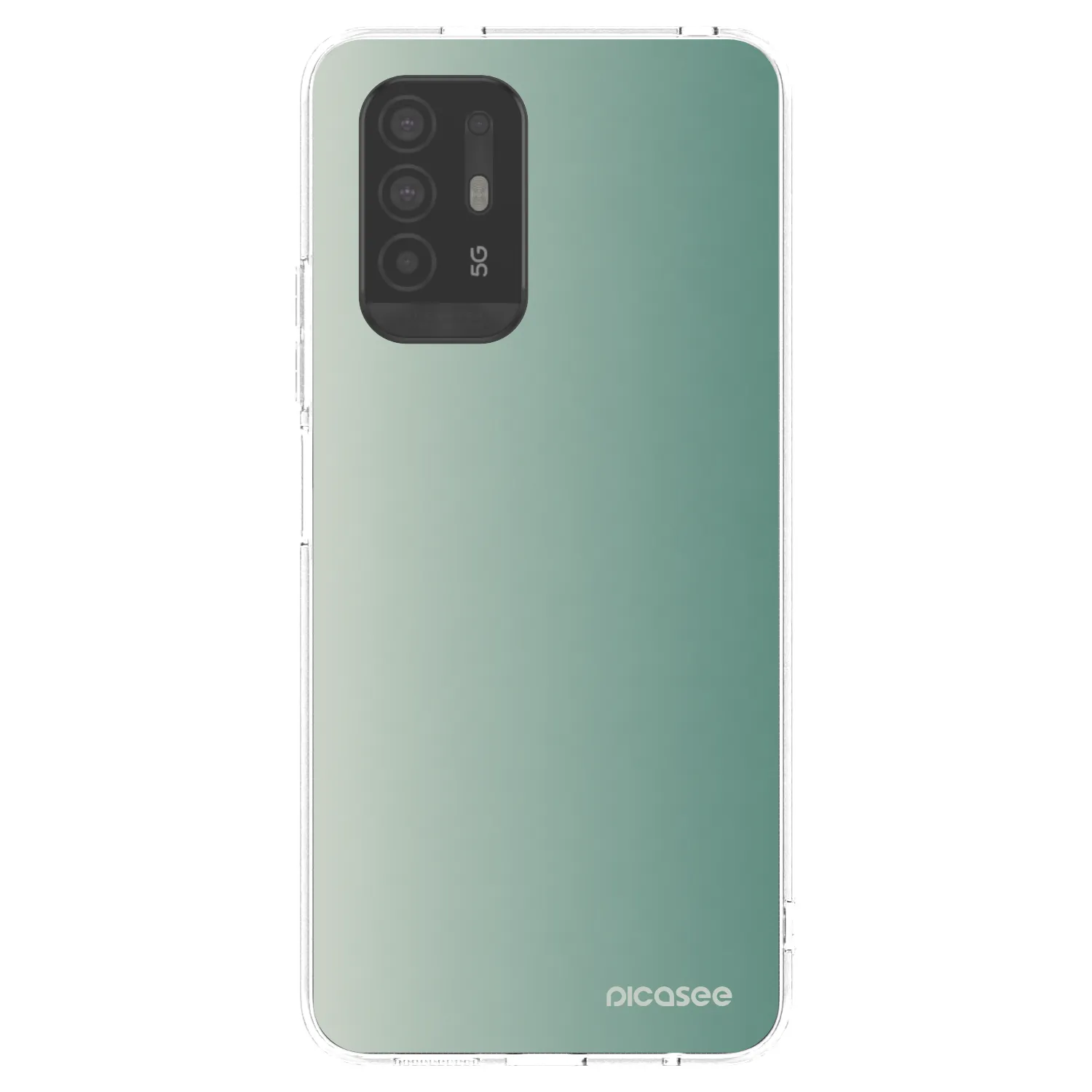 Picasee silikonski prozorni ovitek za OPPO A94 5G - Misty Sage