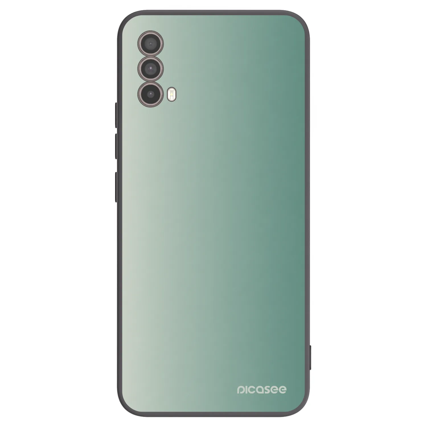 Picasee silikonski črni ovitek za Motorola Moto E40 - Misty Sage