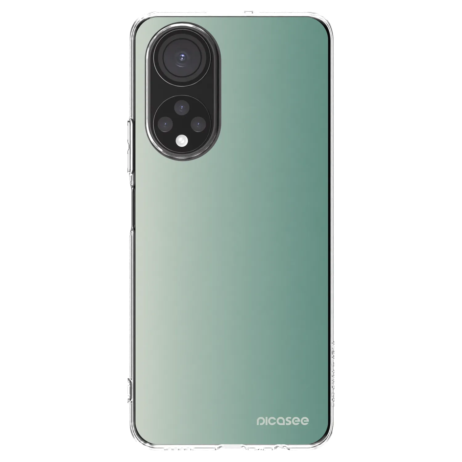 Picasee silikonski prozorni ovitek za Honor X7 - Misty Sage