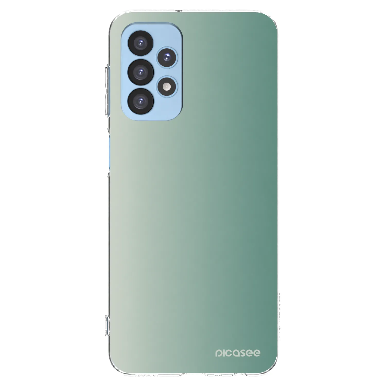 Picasee silikonski prozorni ovitek za Samsung Galaxy A23 A235F 4G - Misty Sage