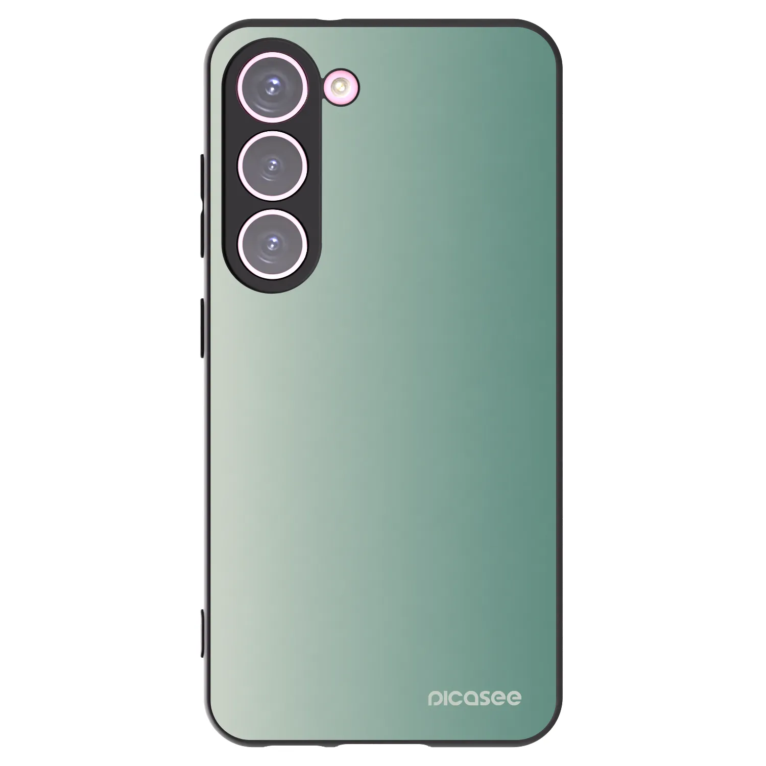 Picasee silikonski črni ovitek za Samsung Galaxy S23 5G - Misty Sage