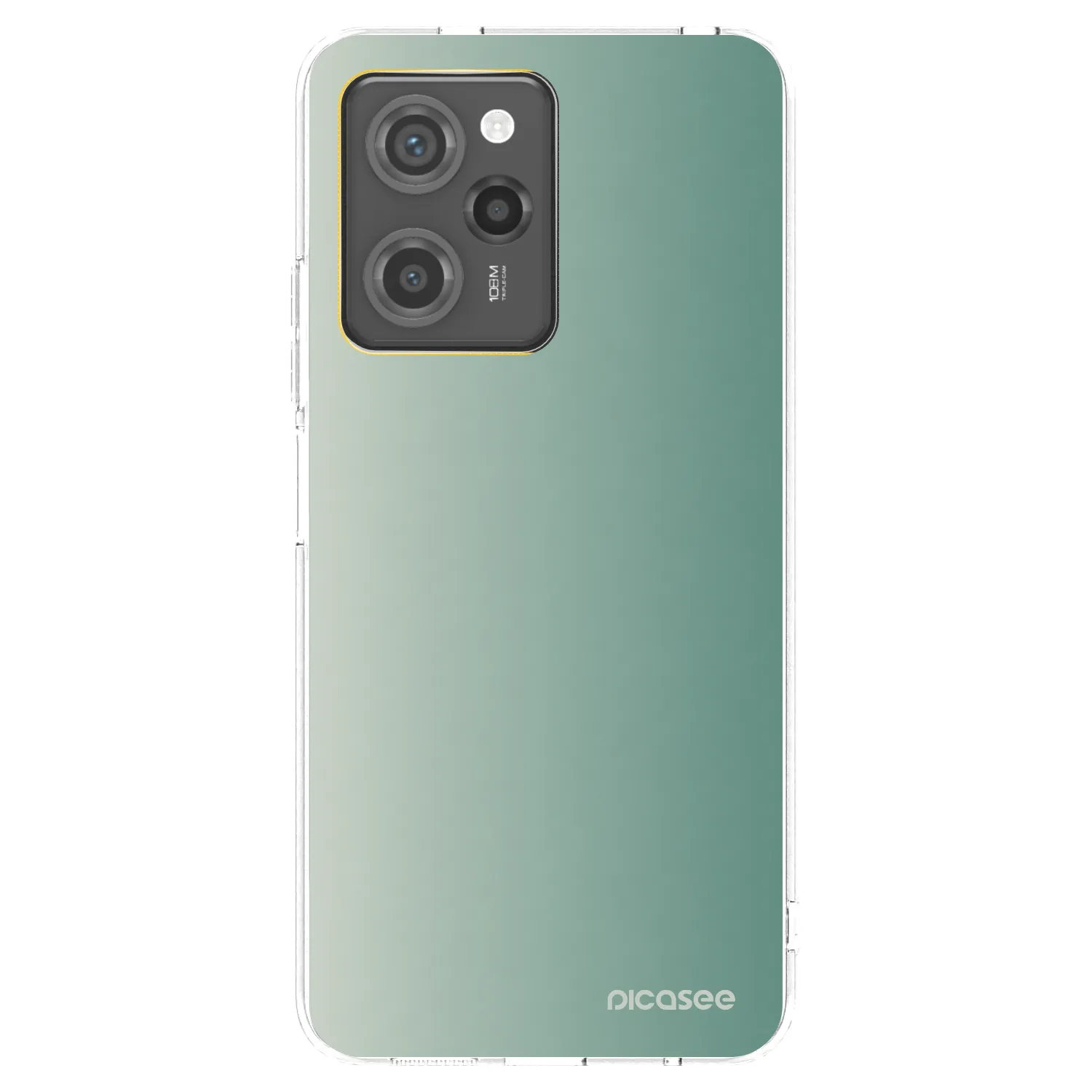 Picasee silikonski črni ovitek za Xiaomi Poco X5 Pro - Misty Sage